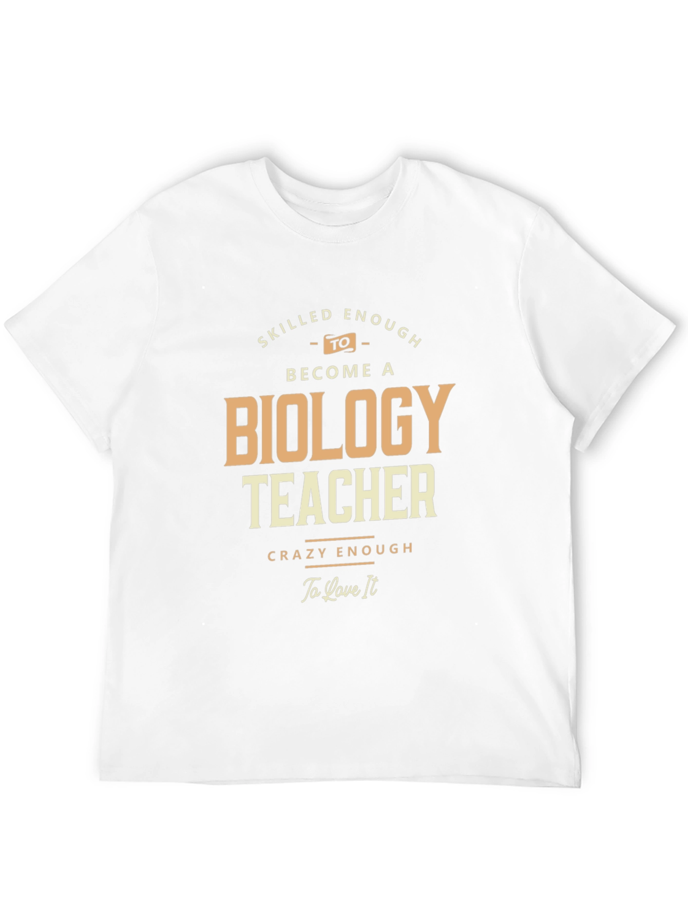 Black Biology Teacher T-Shirt - Skilled and Crazy Enough! view 12