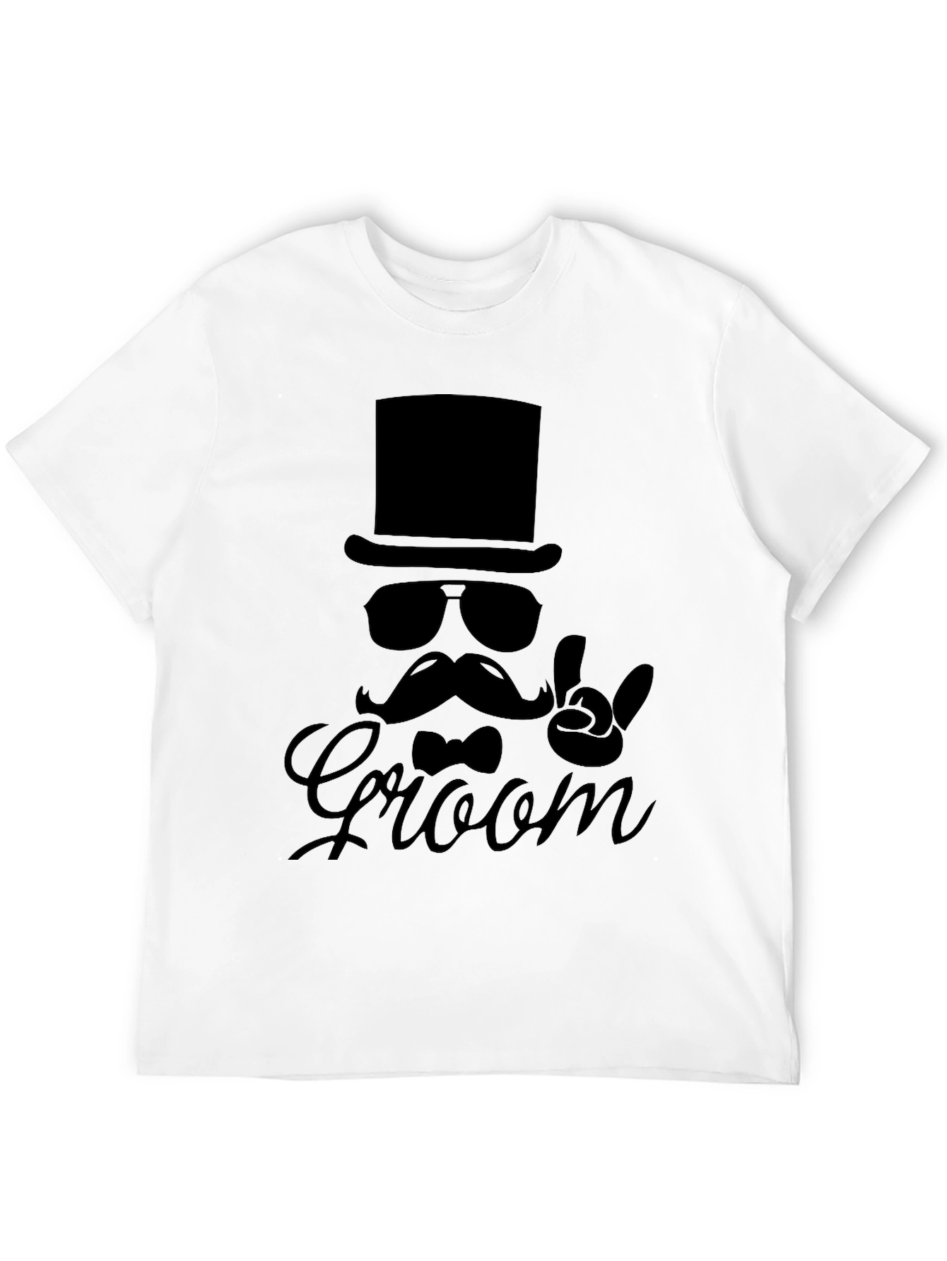 Black Groom Graphic T-Shirt - Bachelor Party Ready view 12
