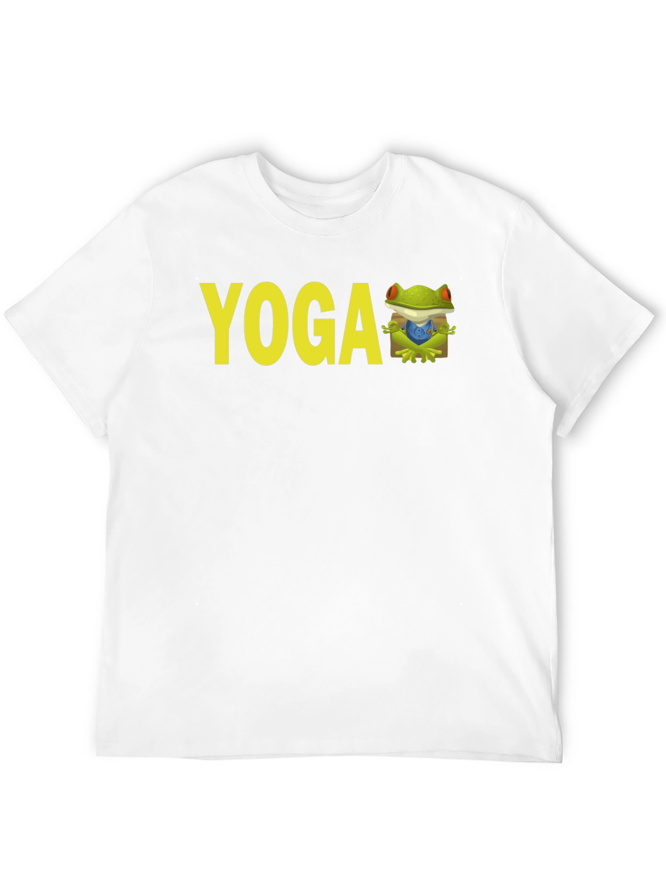 Black Yoga Frog Black T-Shirt view 12