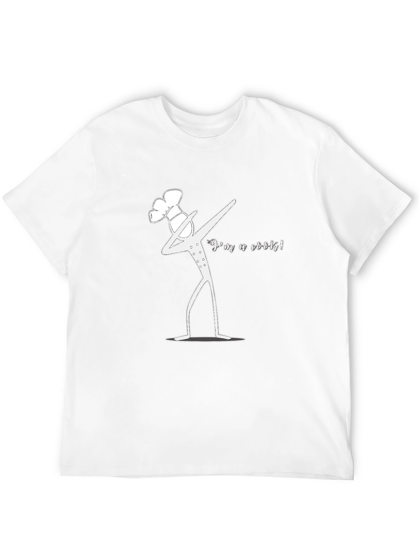 Black Chef Dab Funny T-Shirt, Cook Graphic Tee view 12