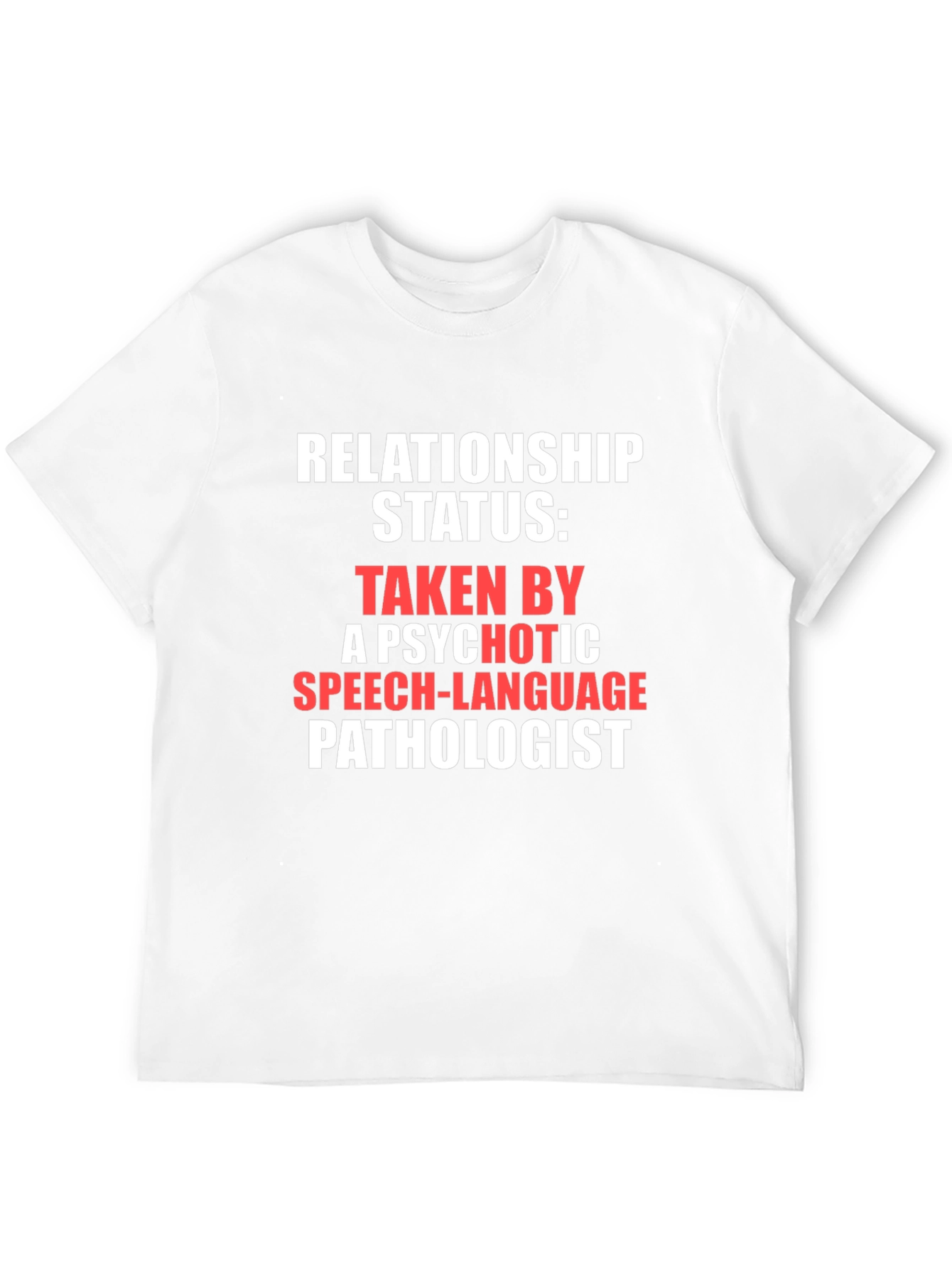 Black Relationship Status Speech Language Pathologist T-Shirt view 12