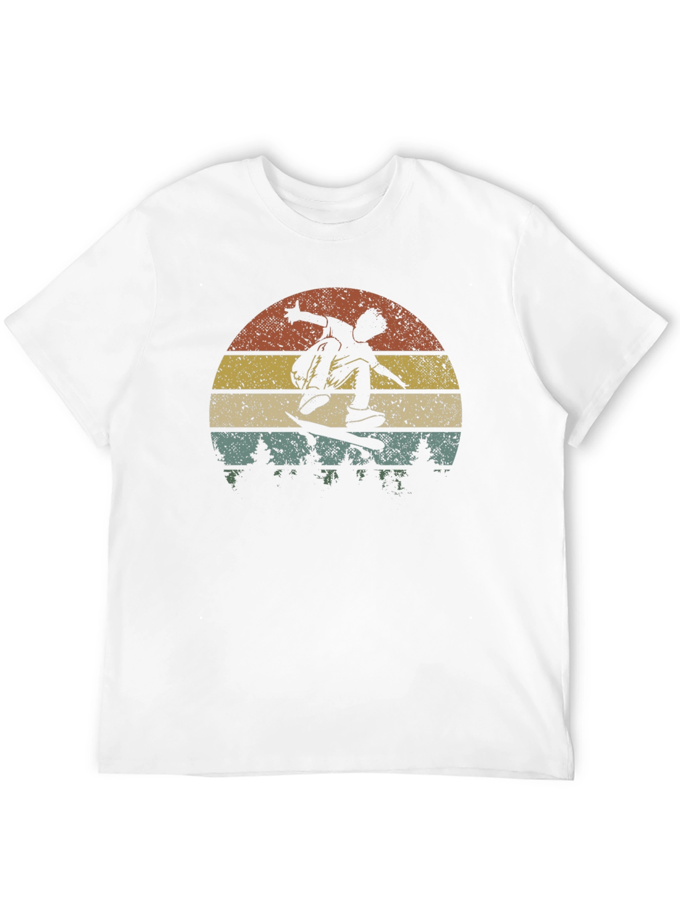 Black Retro Skater T-Shirt view 12