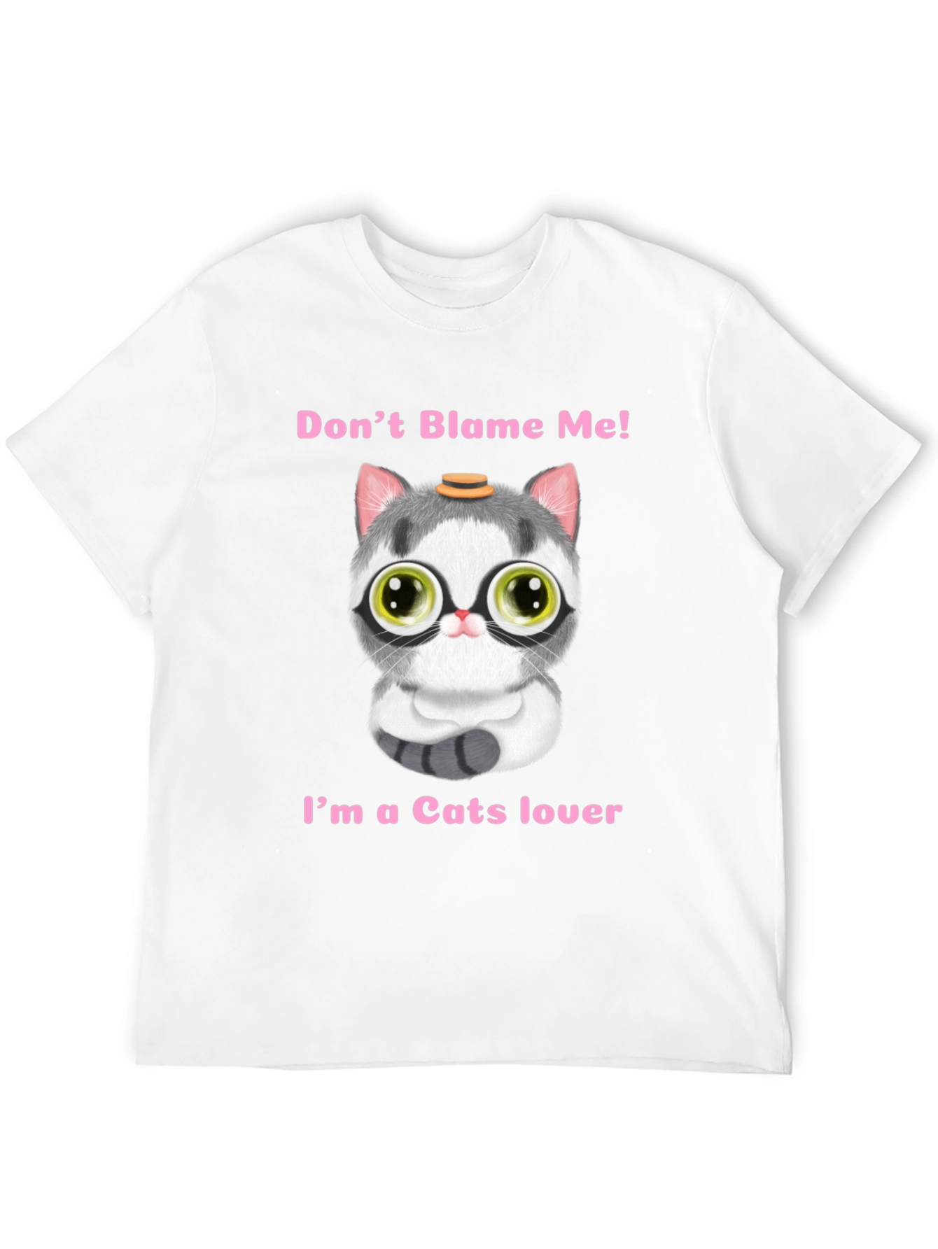 Black Don't Blame Me, I'm A Cats Lover T-Shirt view 12