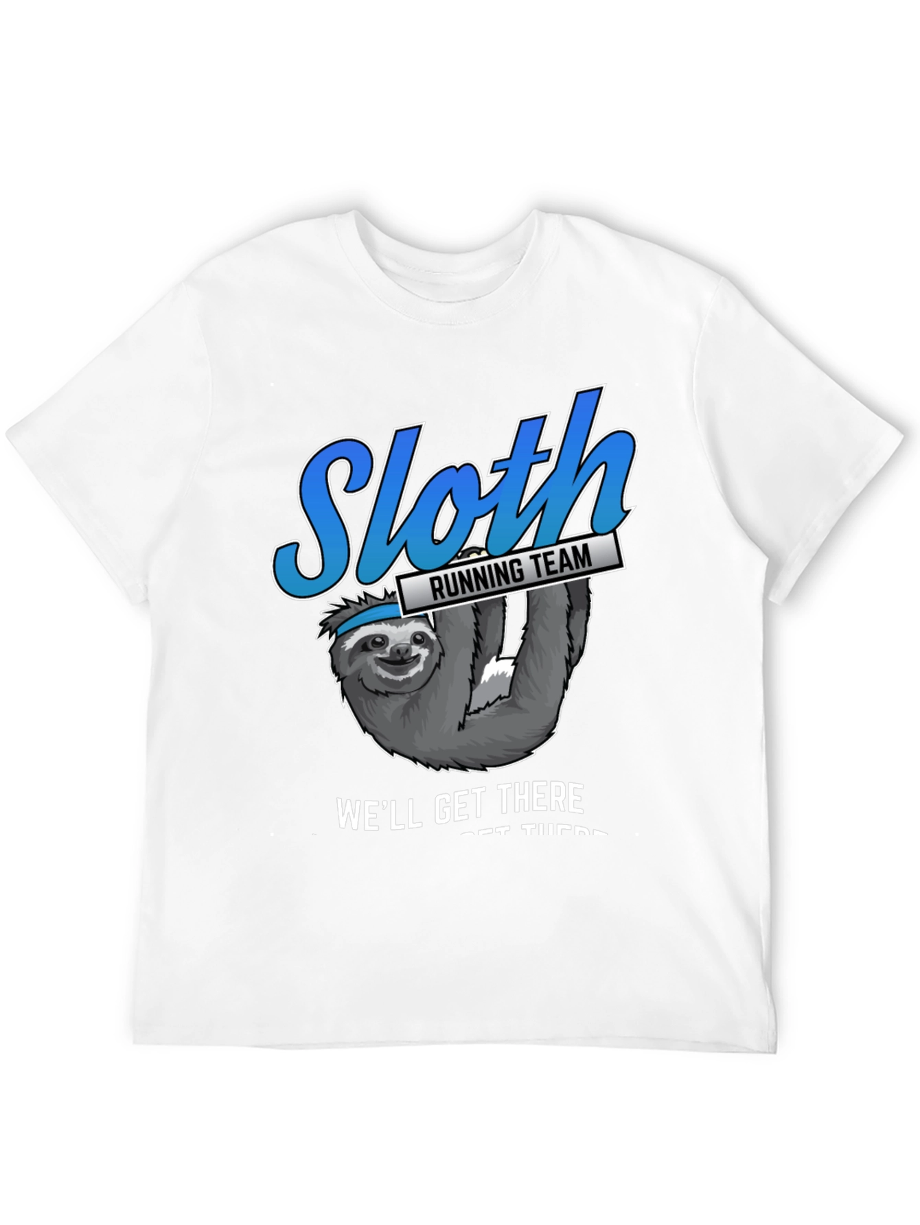 Black Sloth Running Team T-Shirt view 12