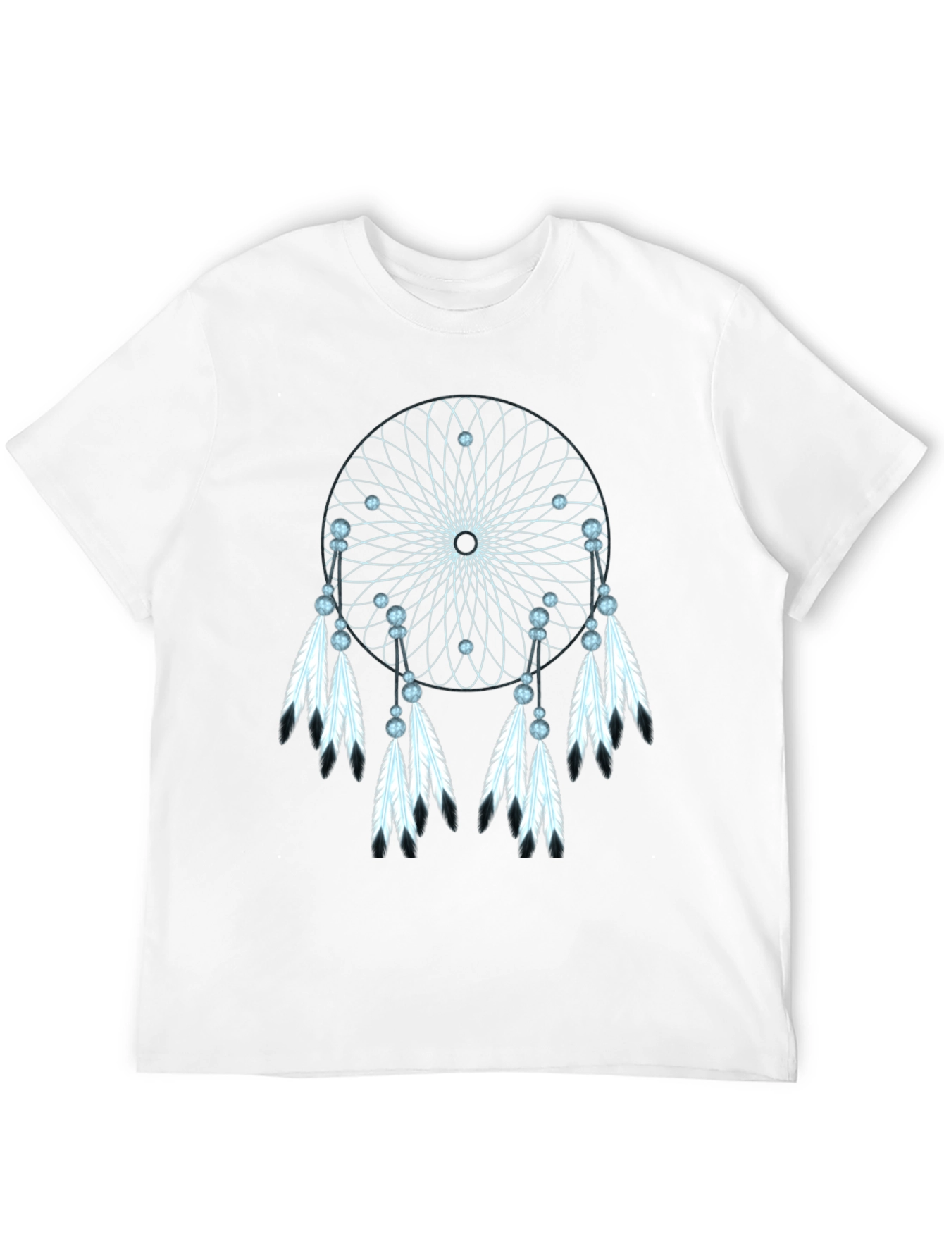 Black Dreamcatcher Graphic Tee - Boho Style view 12