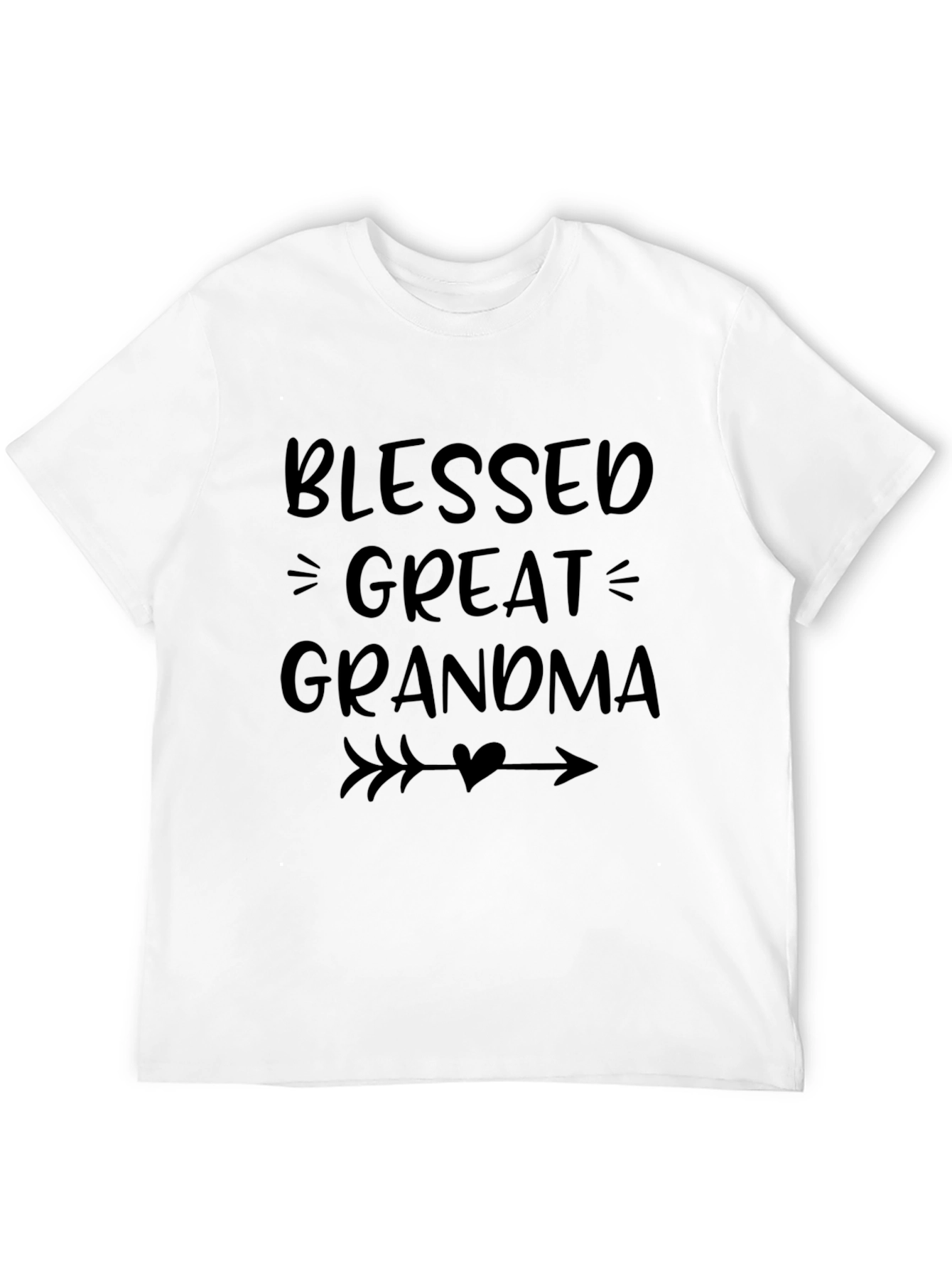 Black Blessed Great Grandma Graphic Tee - Unisex view 12