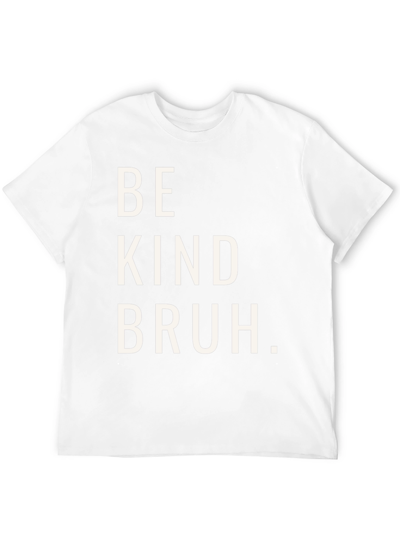 Black Be Kind Bruh Graphic Tee - Casual Comfort view 12