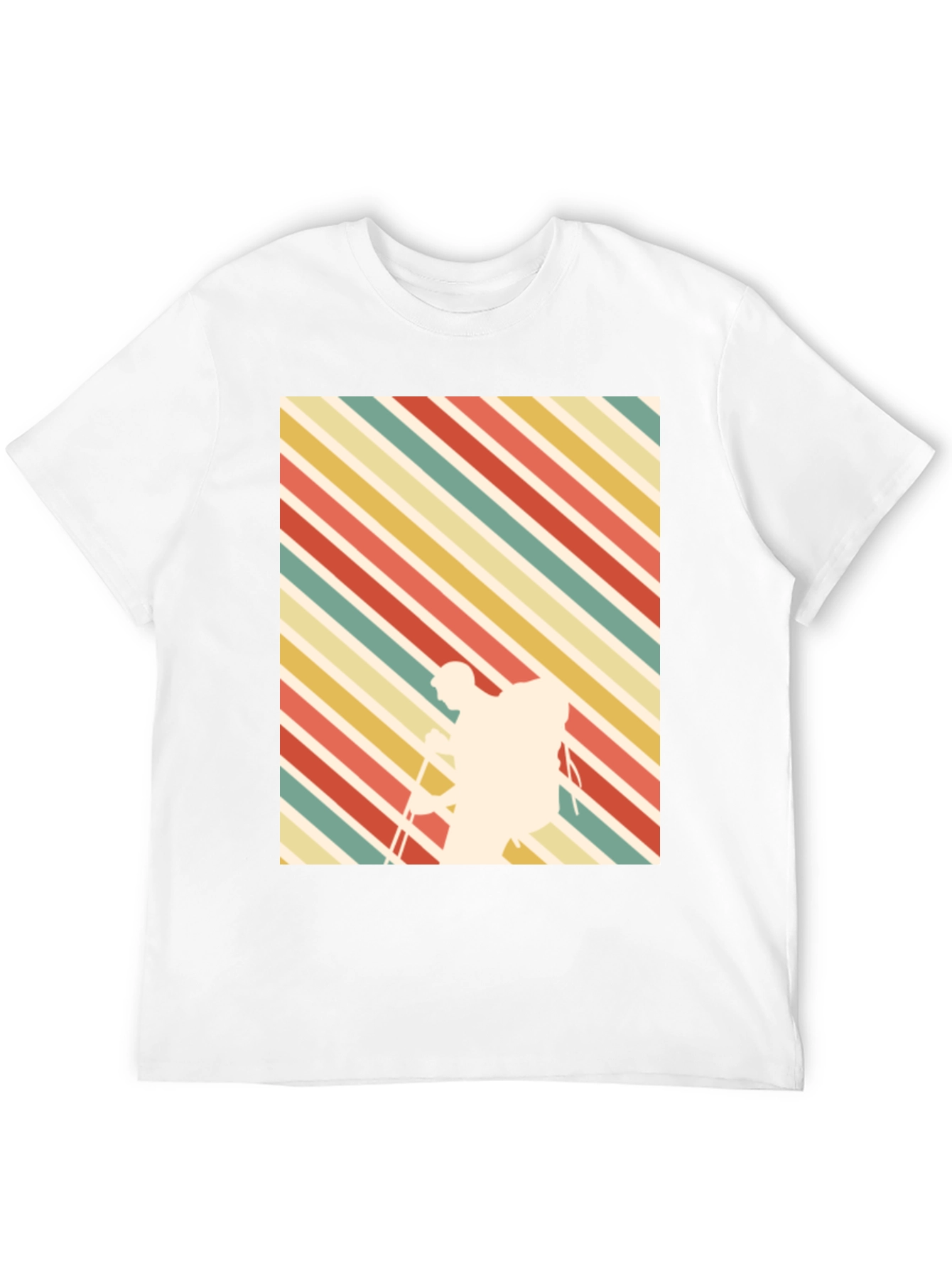 Black Retro Hiker Graphic Tee - Black view 12