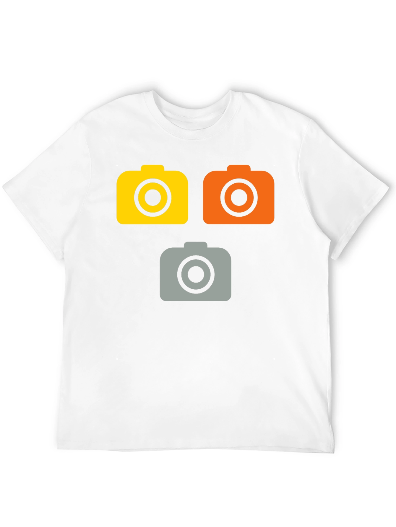 Black Retro Camera Graphic Tee - Black view 12