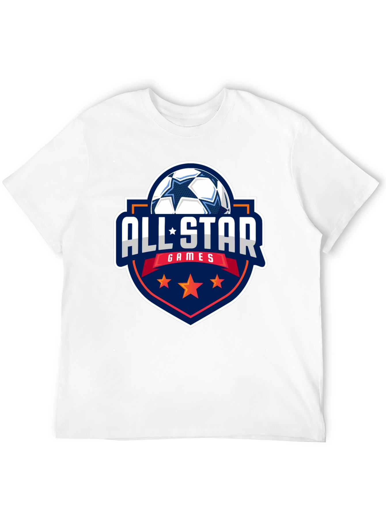Black All-Star Games Soccer Graphic Tee - Black Cotton view 12