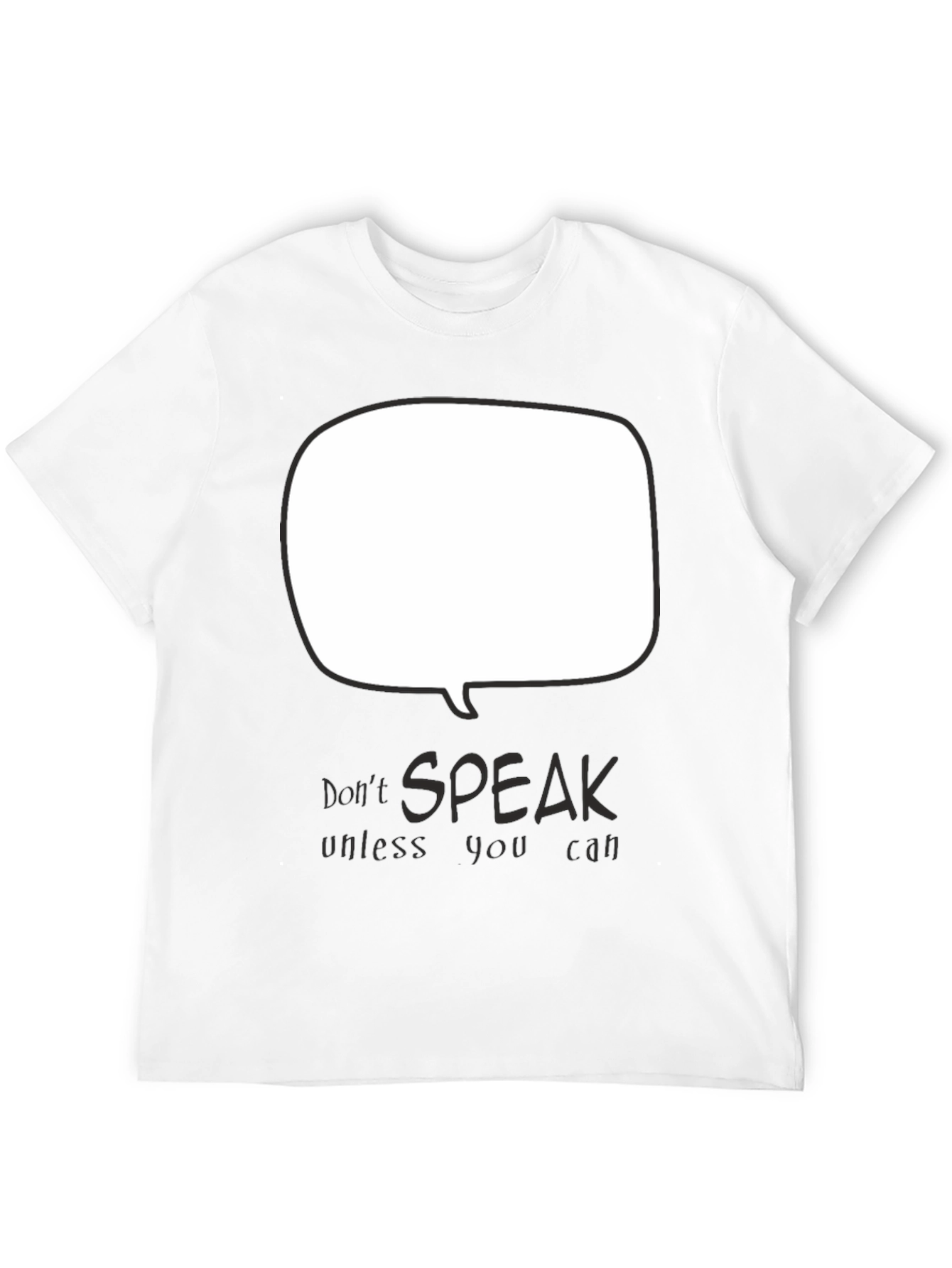Black Don't Speak Graphic Tee - Black view 12
