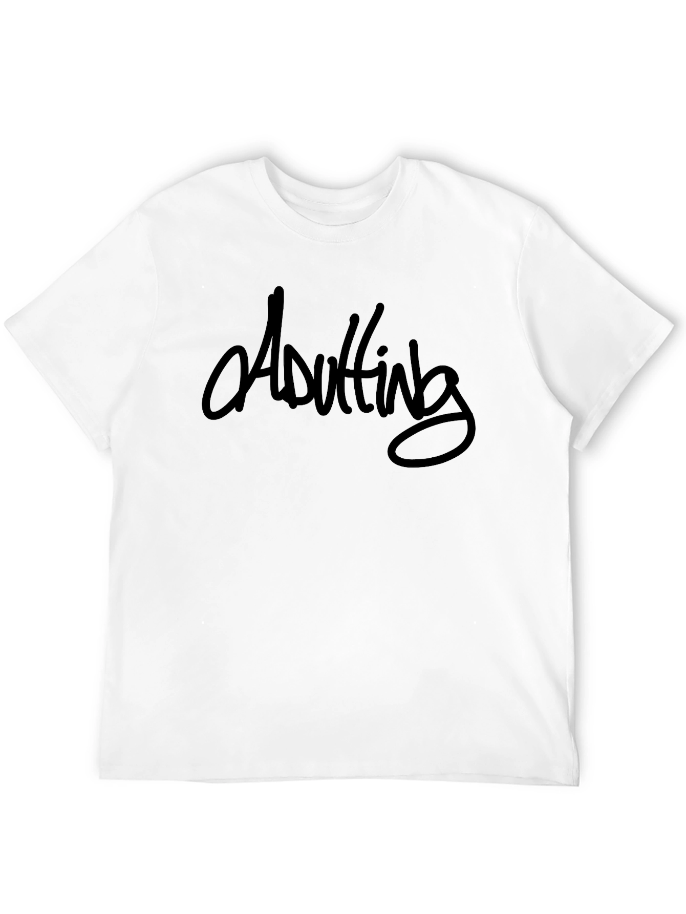 Black Adulting T-Shirt - Funny Graphic Tee view 12