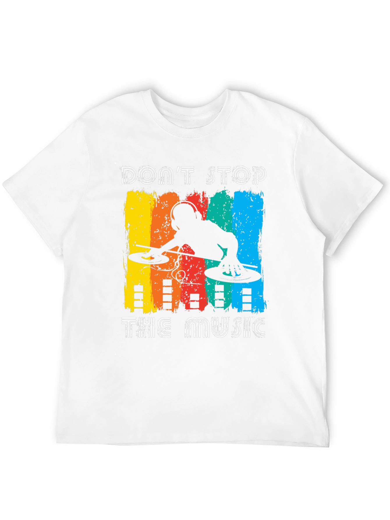 Black Don't Stop The Music Graphic Tee view 12