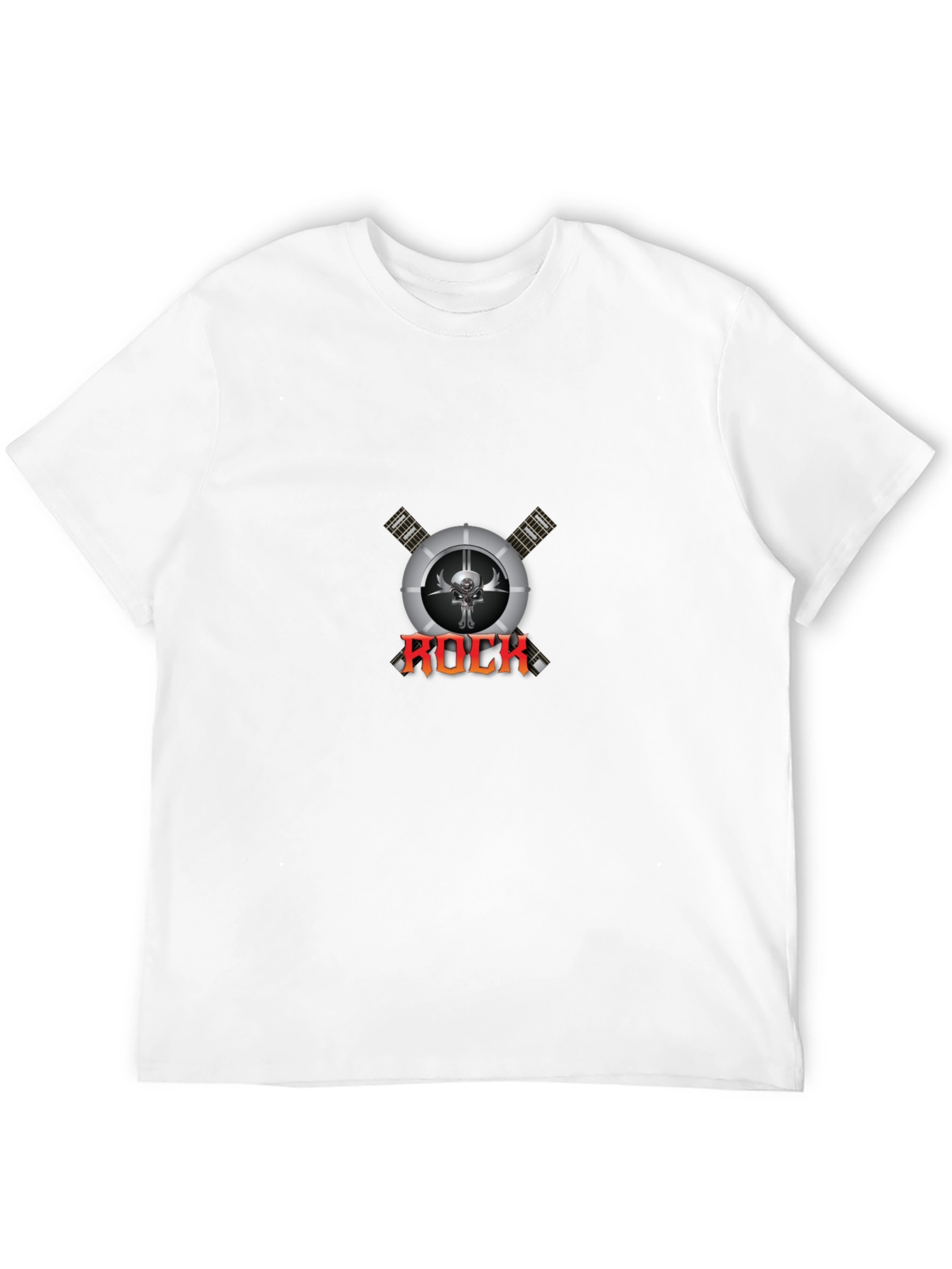 Black Rock Music Graphic Print Black T-Shirt view 12