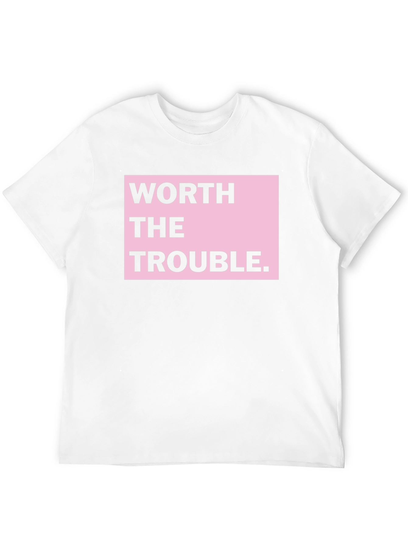 Black Worth the Trouble Graphic T-Shirt view 12