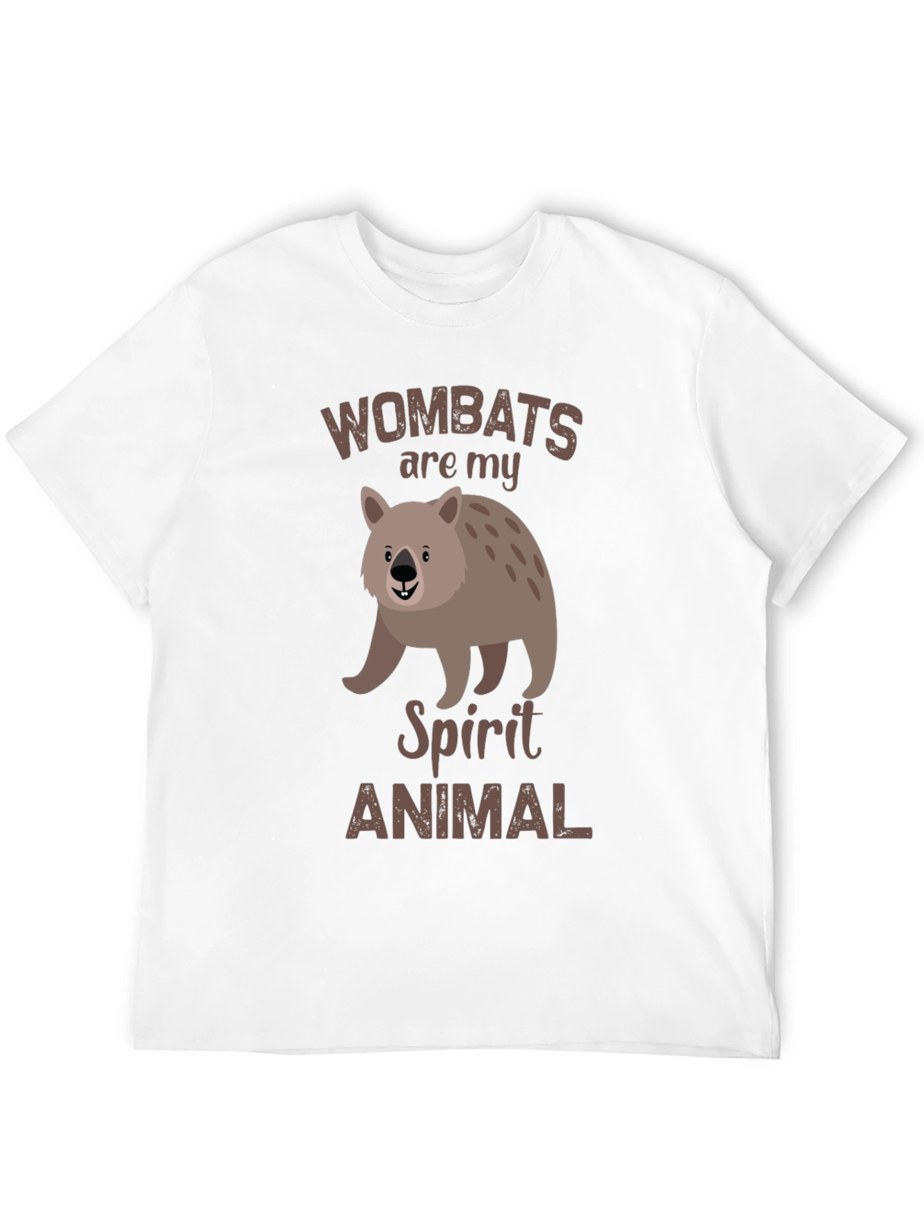 Black Wombats Are My Spirit Animal T-Shirt view 12