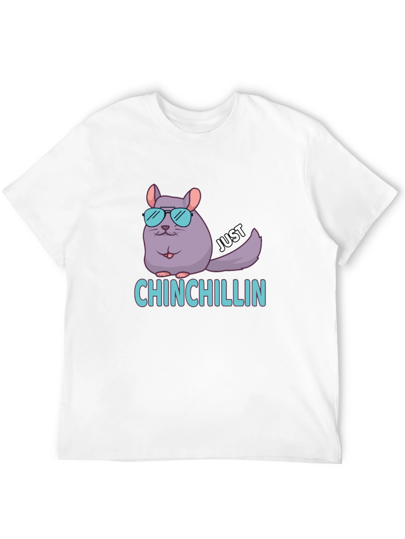 Black Cool Chinchilla Chill Out T-Shirt - Black view 12