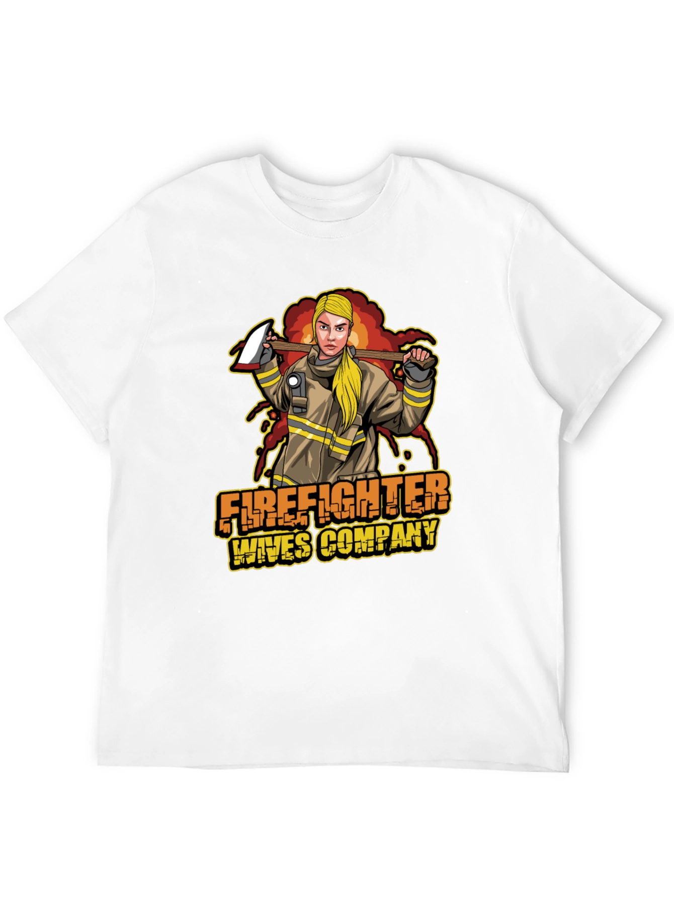 Firefighter Wives Company Graphic T-Shirt - 12
