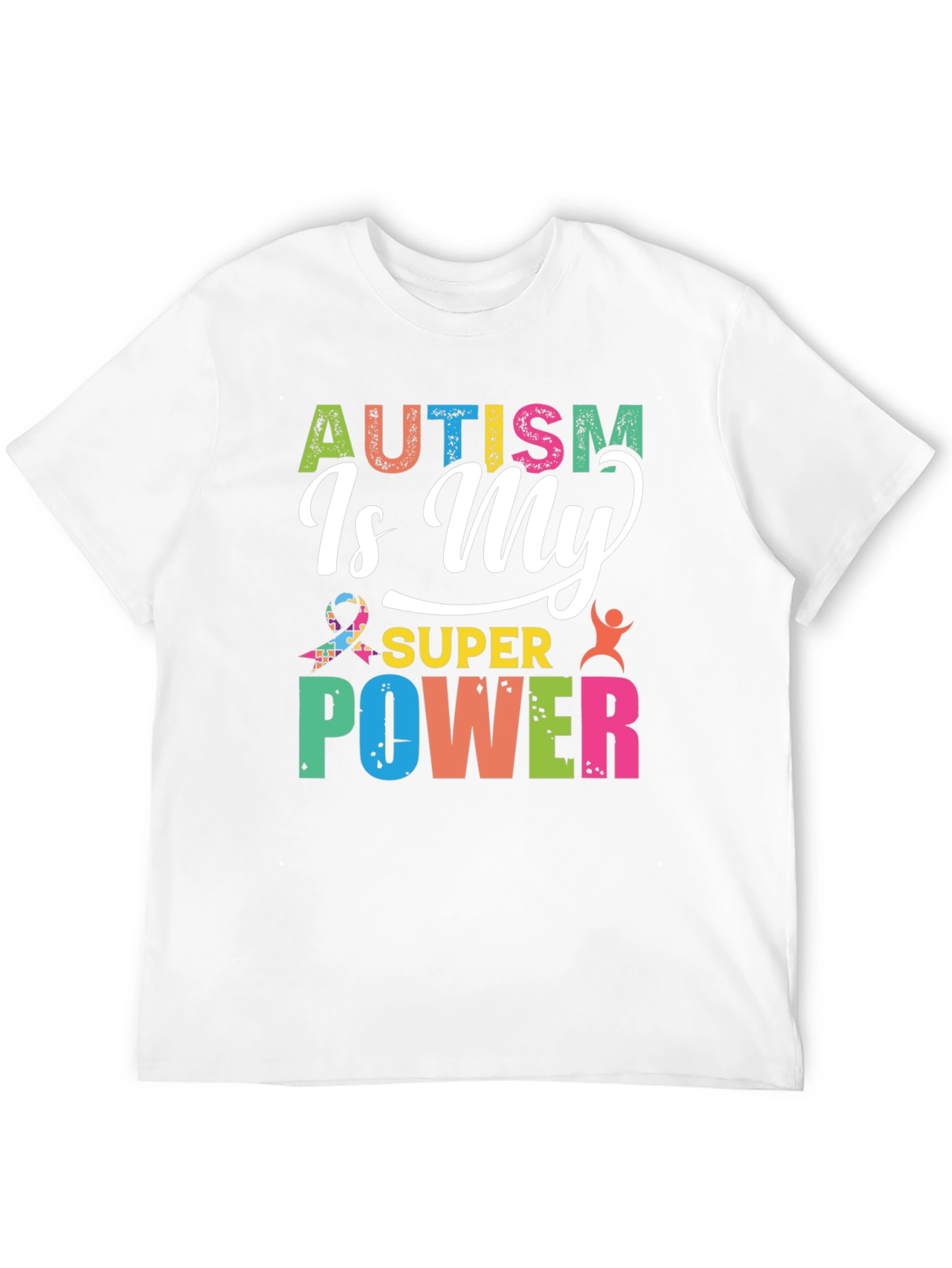 Black Autism Is My Super Power Graphic Tee view 12