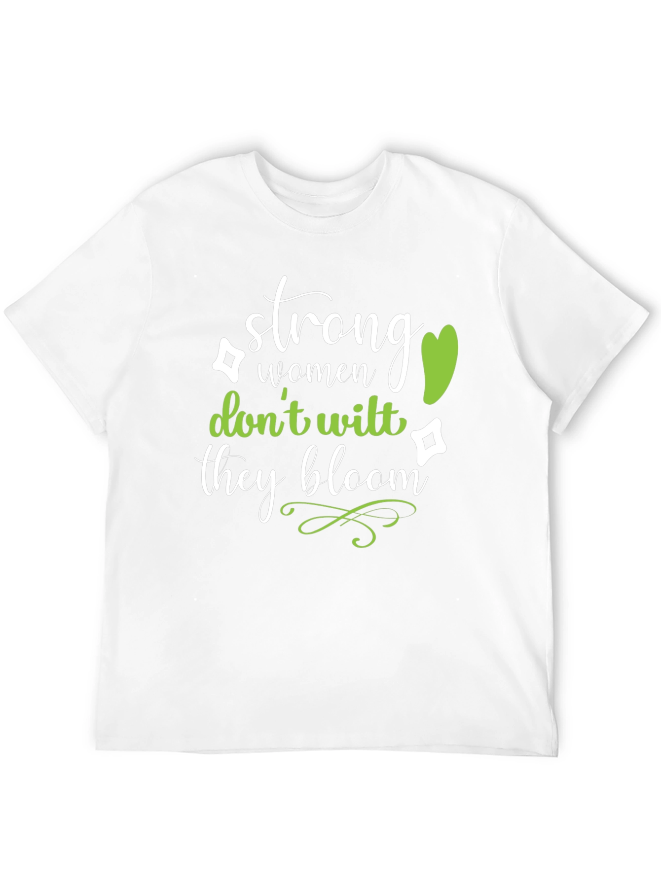 Black Strong Women Bloom T-Shirt - Inspirational Graphic Tee view 12