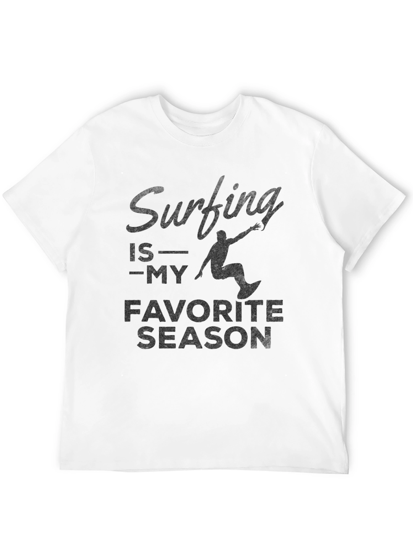 Black Surfing is My Favorite Season Black Tee view 12