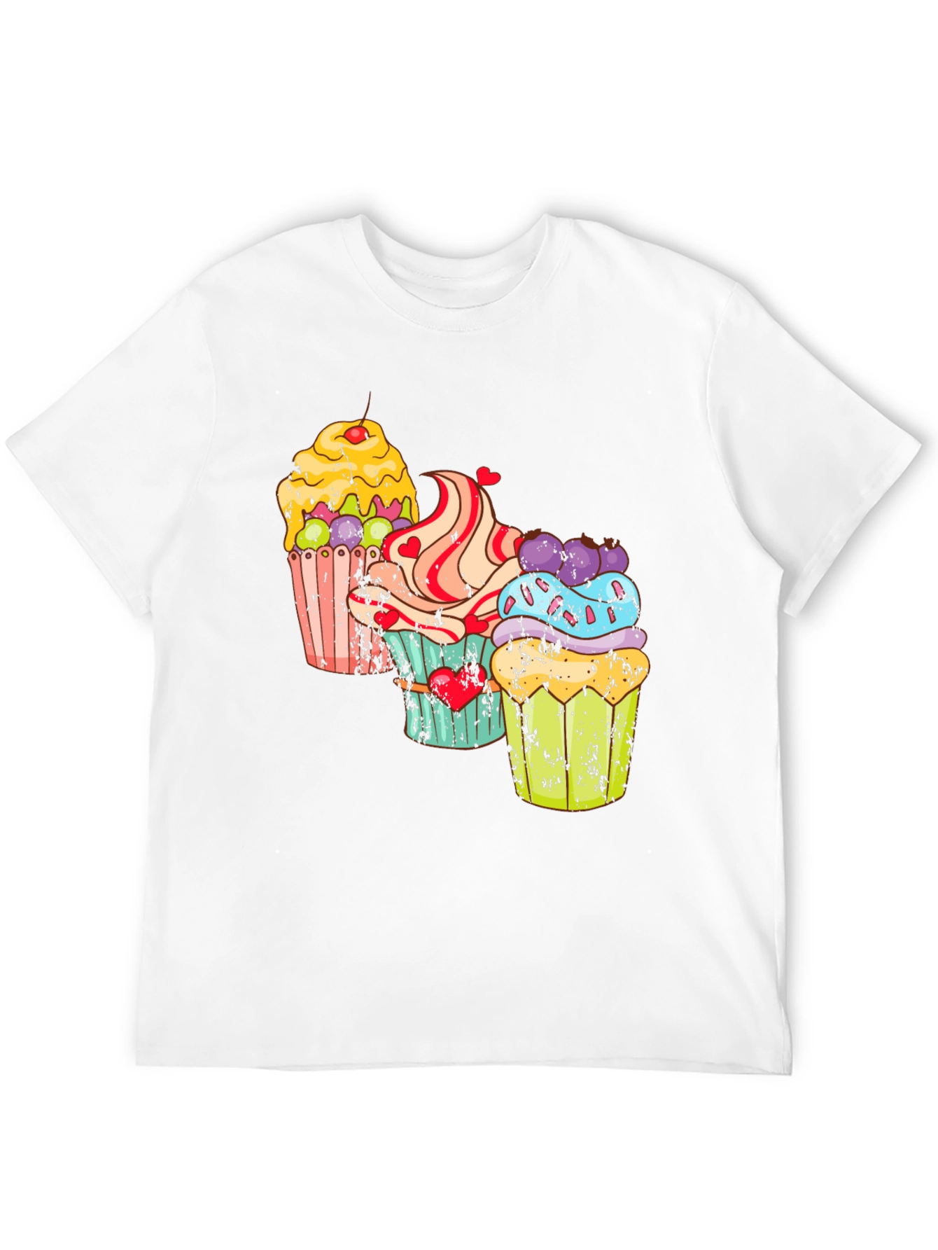 Black Cupcake Graphic T-Shirt - Sweet Treat Design view 12