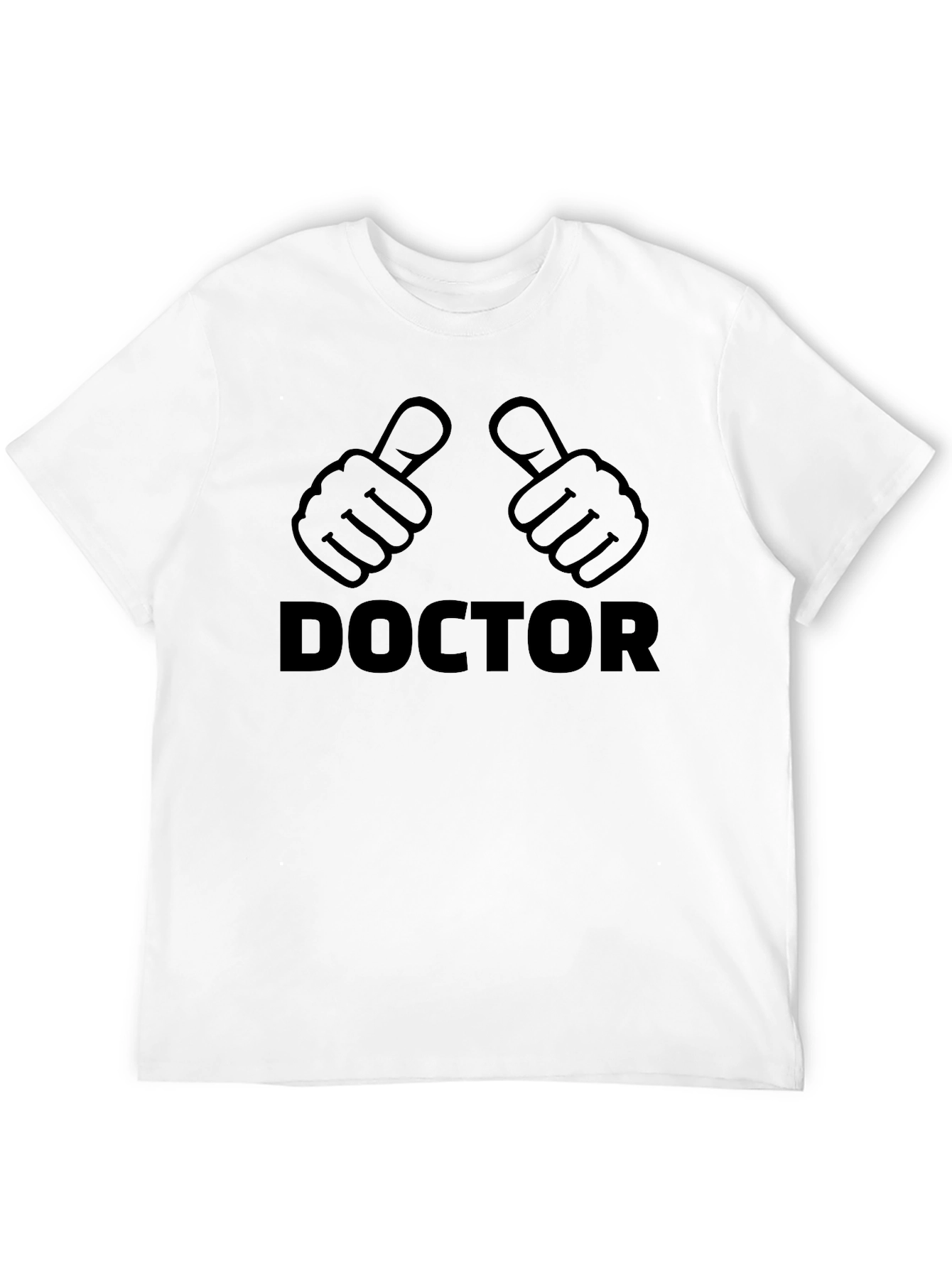 Black Doctor Thumbs Up Graphic T-Shirt view 12