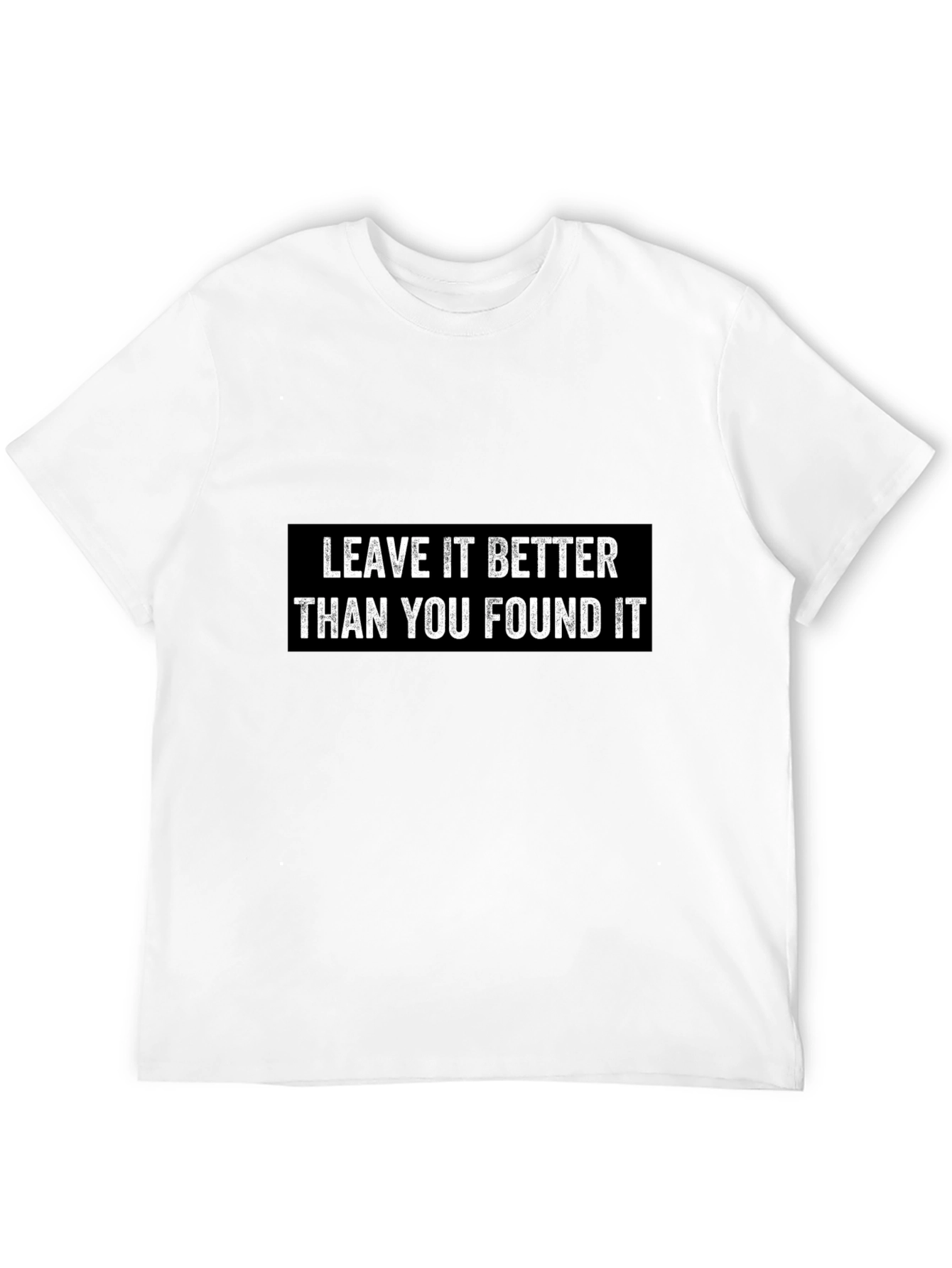 Black Leave It Better T-Shirt - Inspiring Graphic Tee view 12