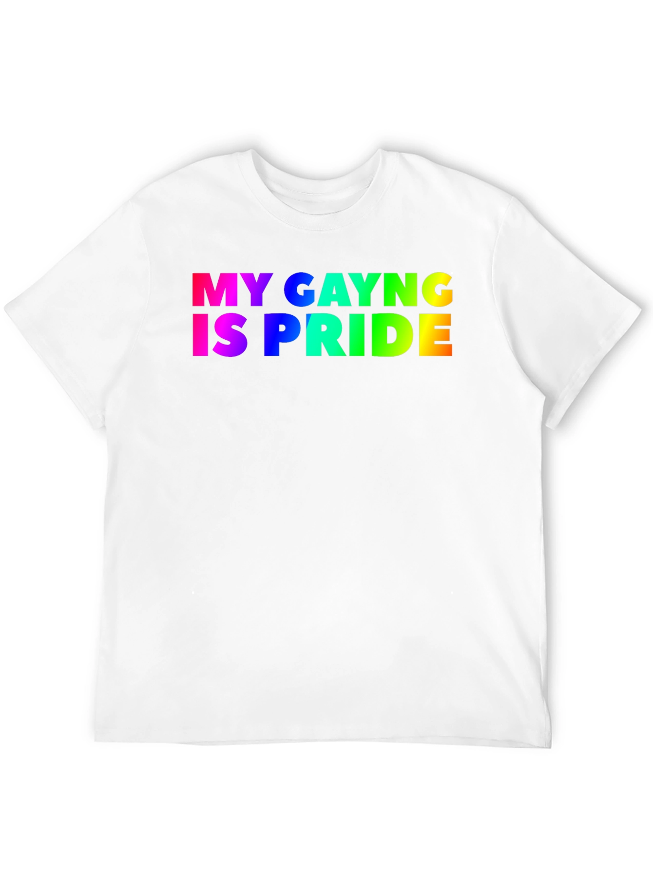 Black My Gayng Is Pride T-Shirt - Black LGBT Tee view 12