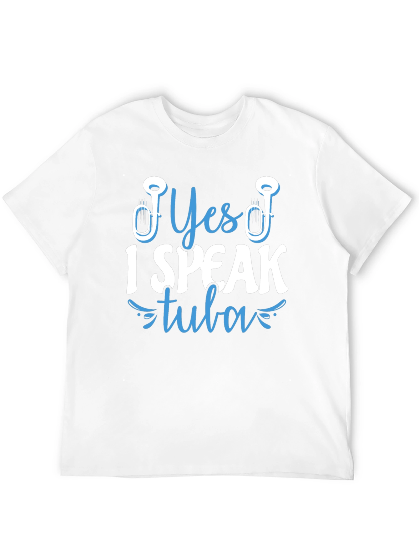 Black Yes I Speak Tuba T-Shirt - Musical Instrument Tee view 12