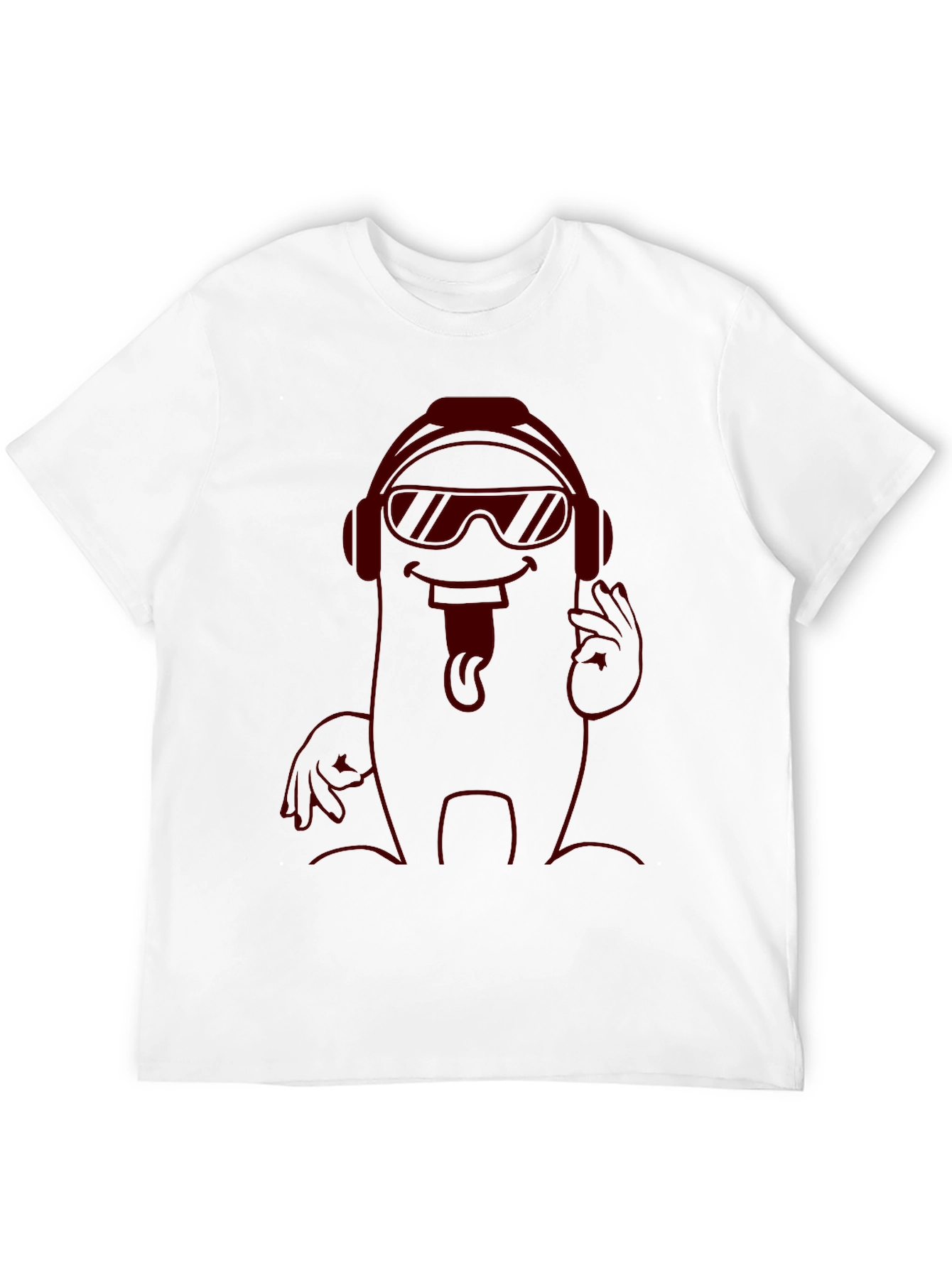 Black Cool Graphic T-Shirt - Black view 12