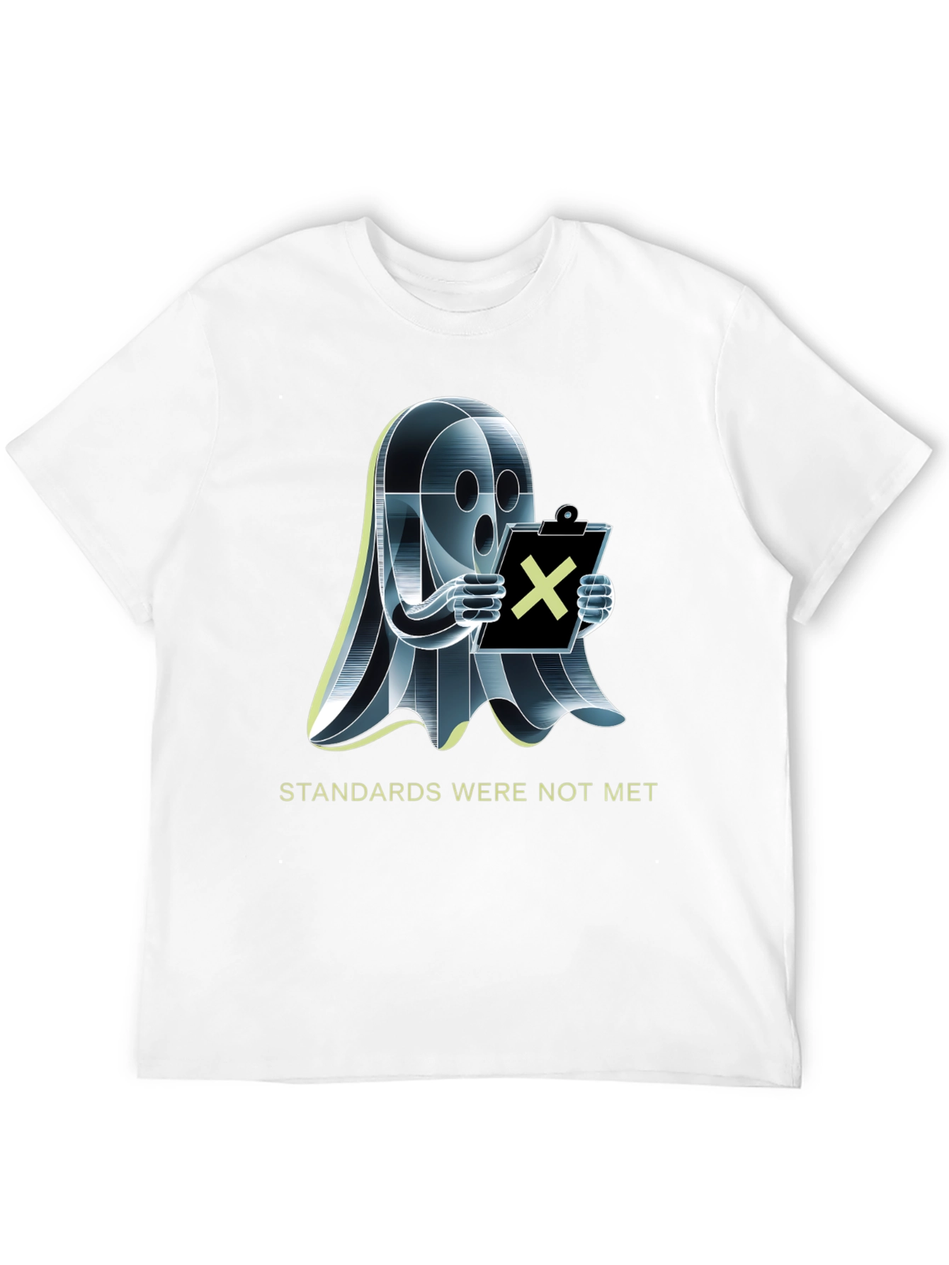 Black Standards Not Met Ghost T-Shirt view 12