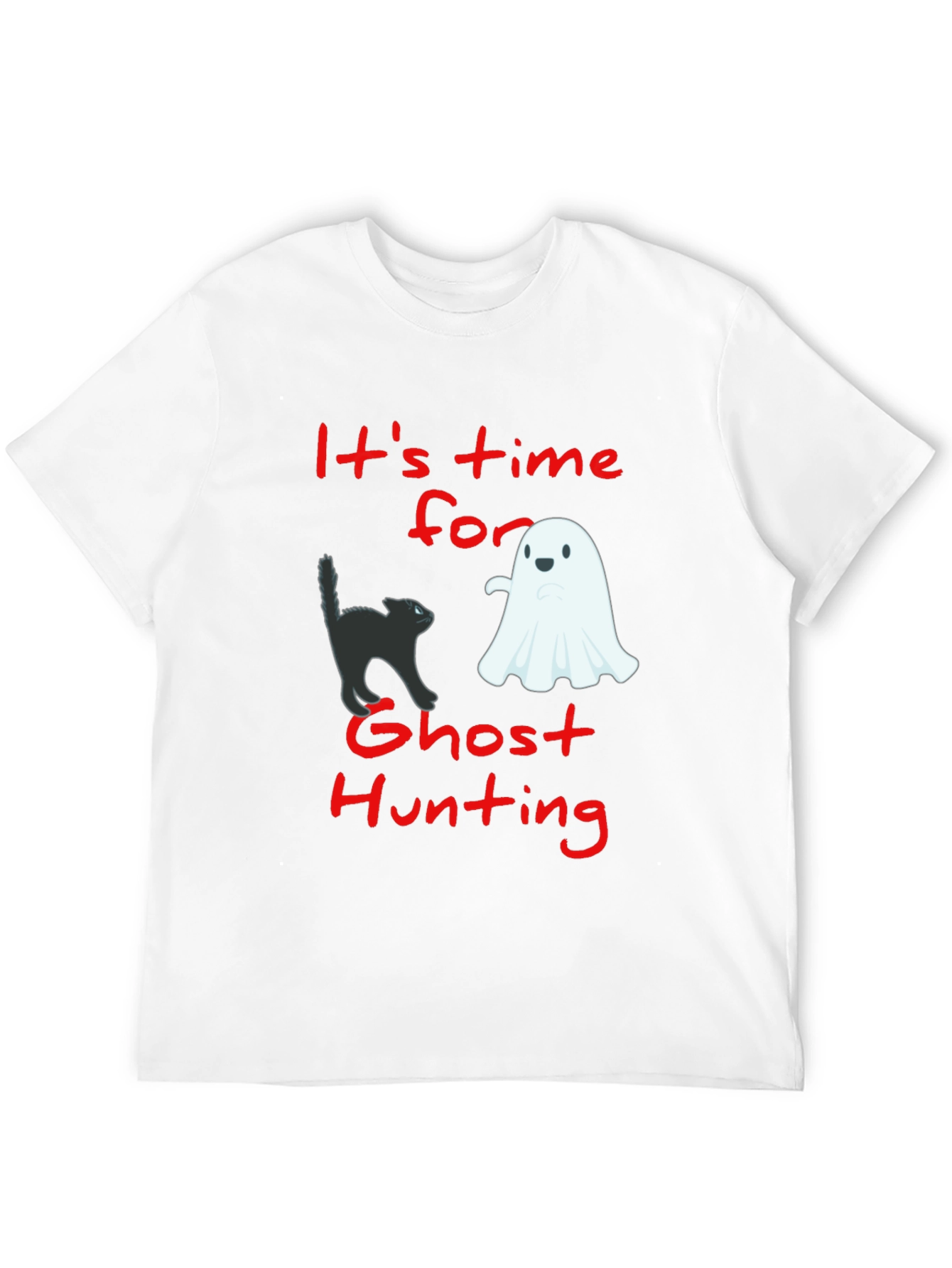 Black Ghost Hunting T-Shirt: Spooky Season Tee view 12