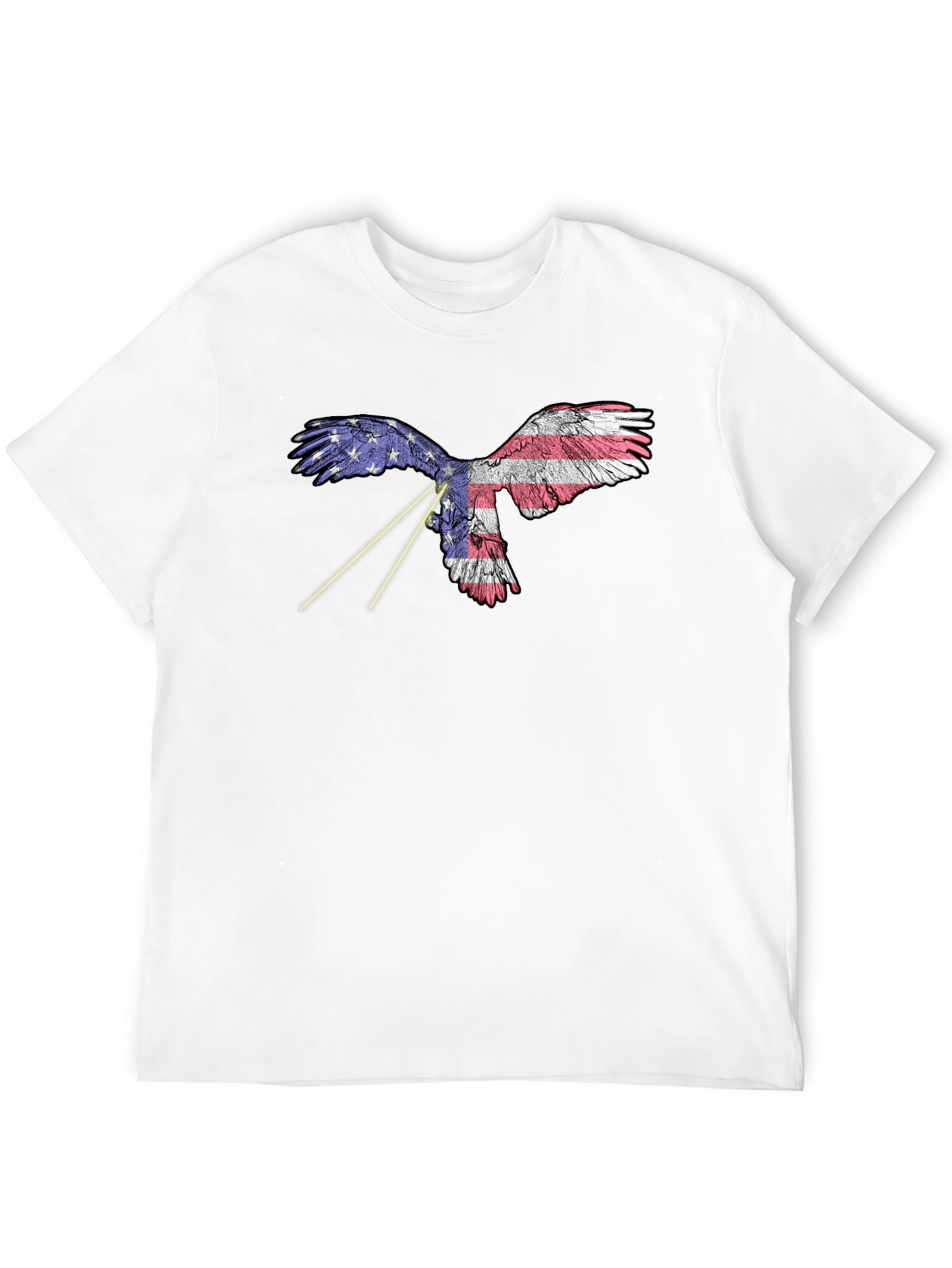 Black American Eagle Graphic Tee - Patriotic Style view 12