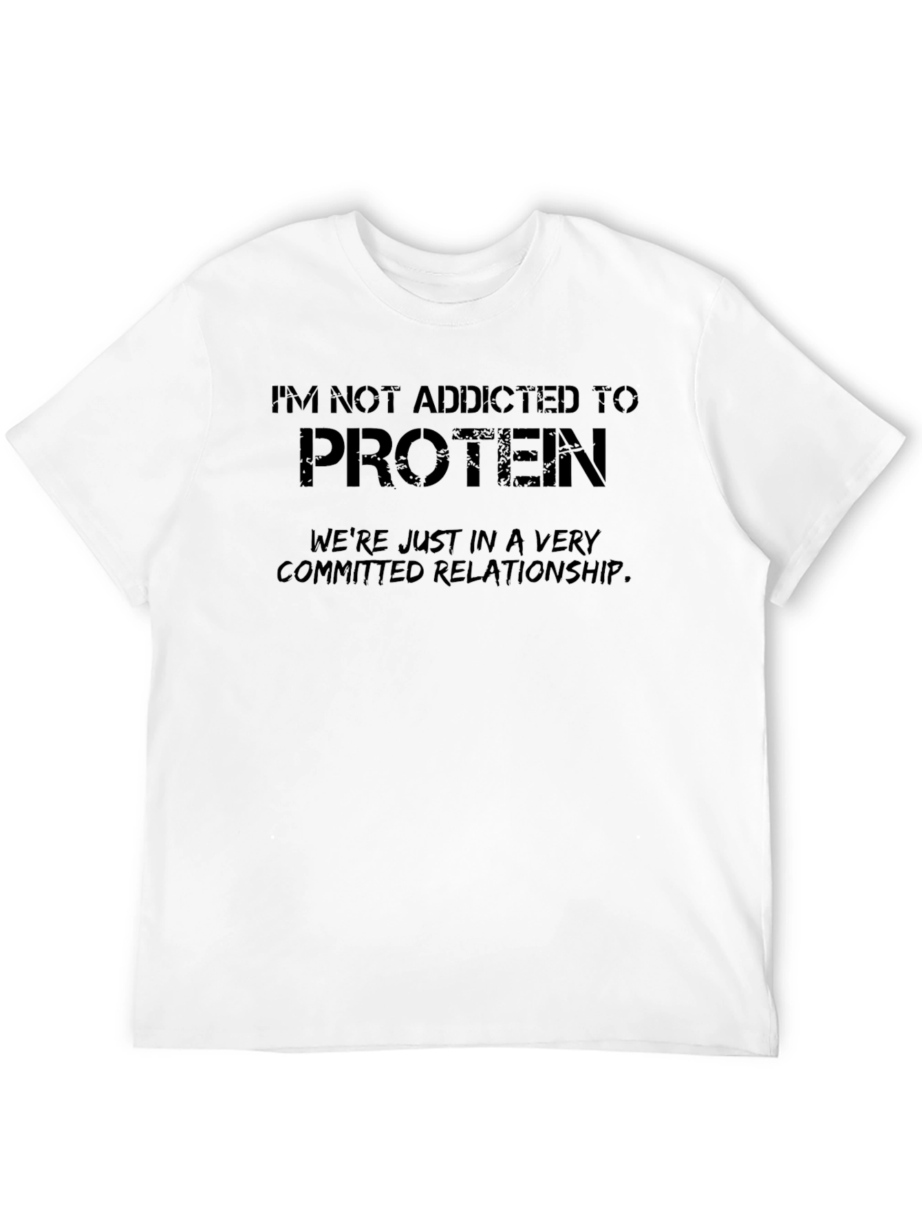 Black Protein Obsessed Graphic Tee - Gym Humor Shirt view 12