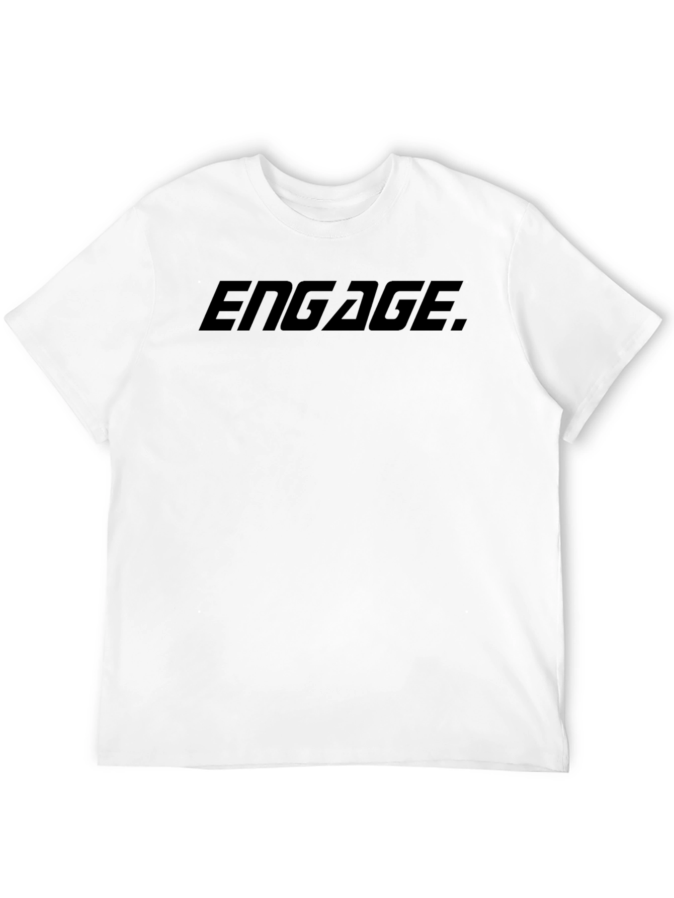 Black Engage T-Shirt - Bold Statement Tee view 12