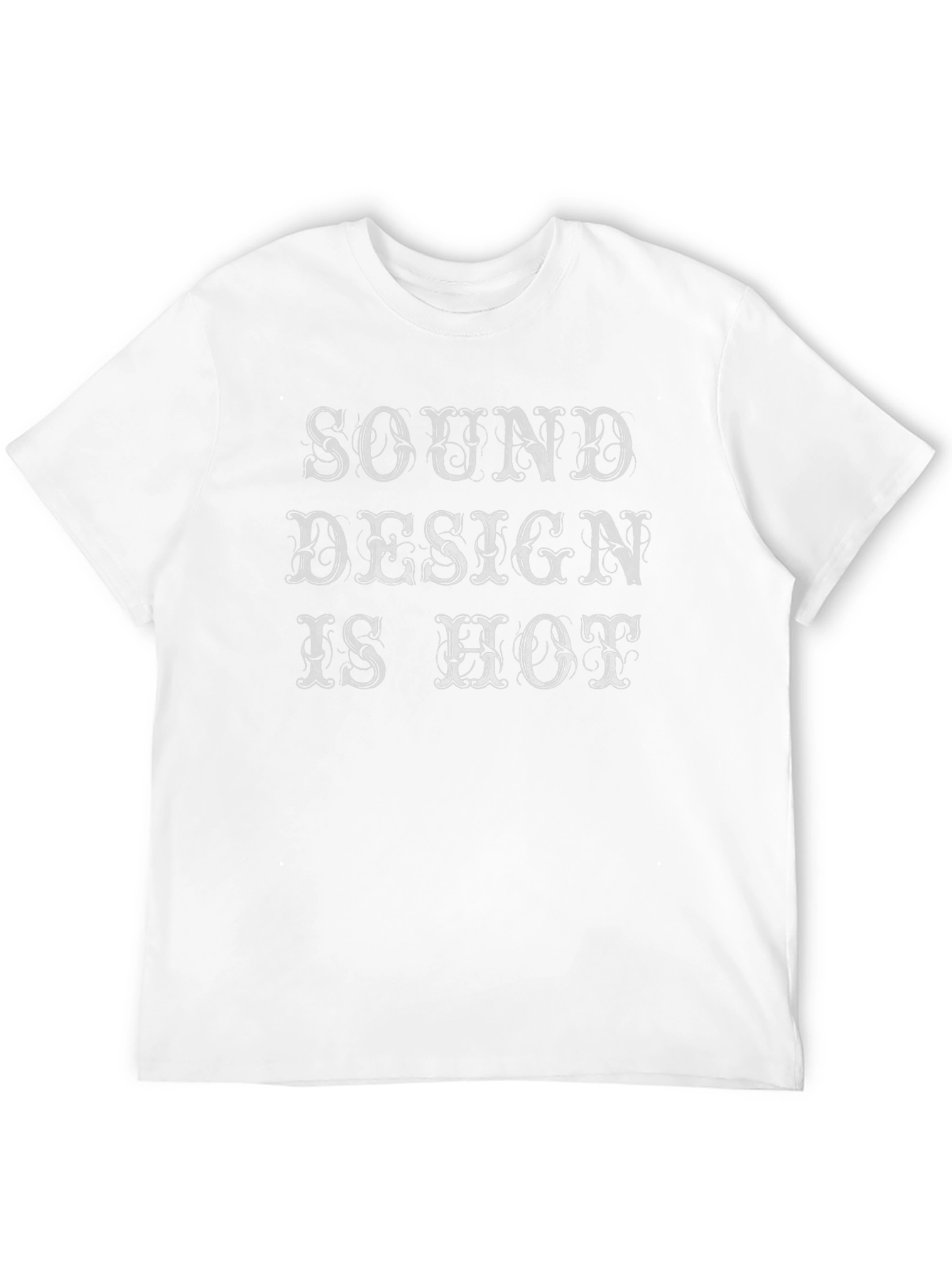 Black Sound Design Is Hot Black T-Shirt view 12