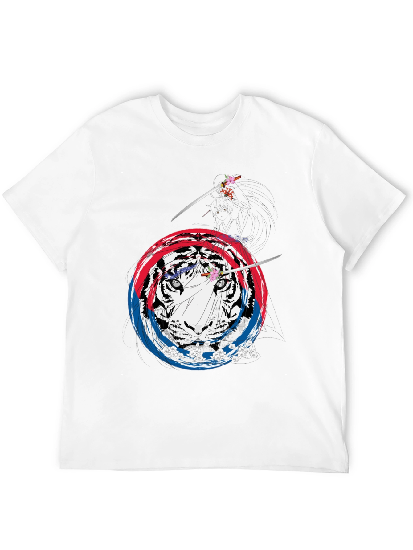 Black Tiger Samurai Graphic Tee - Unique Design view 12