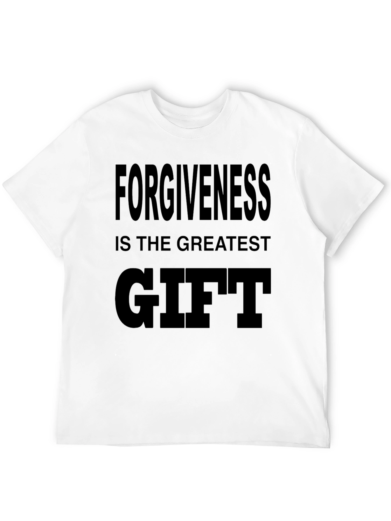 Black Forgiveness is the Greatest Gift T-Shirt view 12