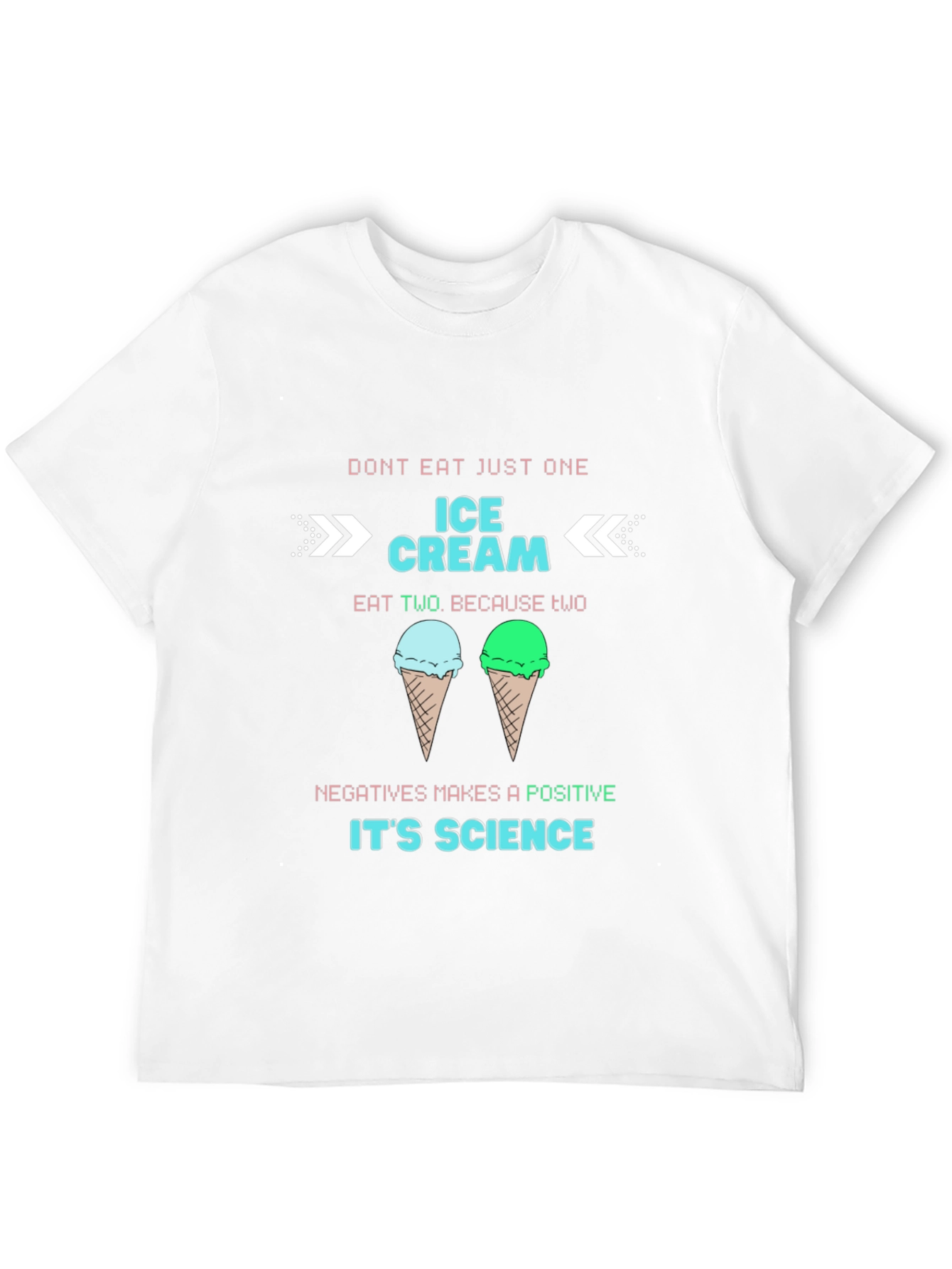 Black Ice Cream Science T-Shirt view 12
