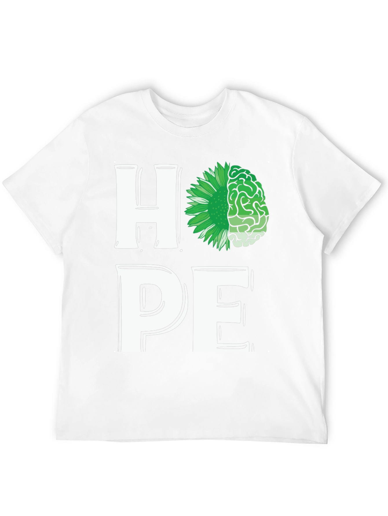 Black Hope Mental Health Awareness T-Shirt view 12