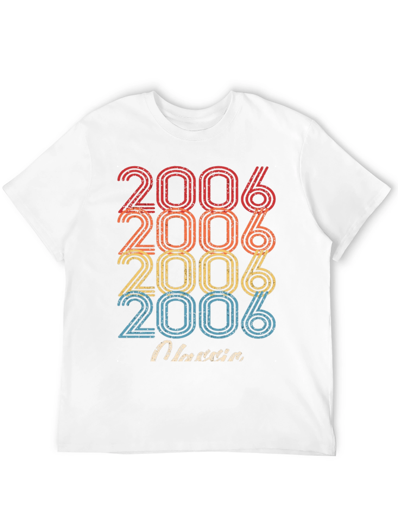 Black Retro 2006 Birthday T-Shirt view 12