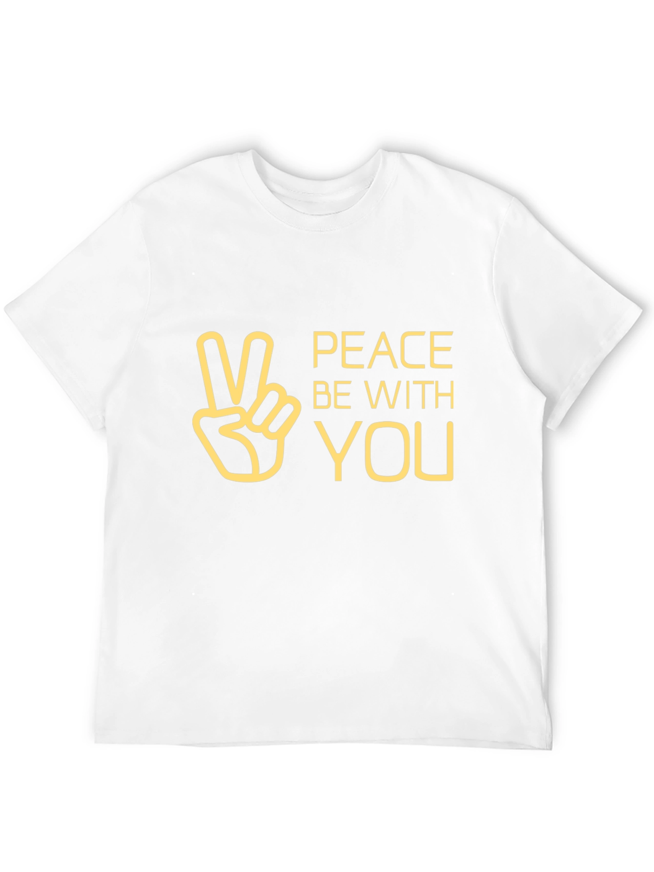 Black Peace Be With You Graphic Tee - Black view 12