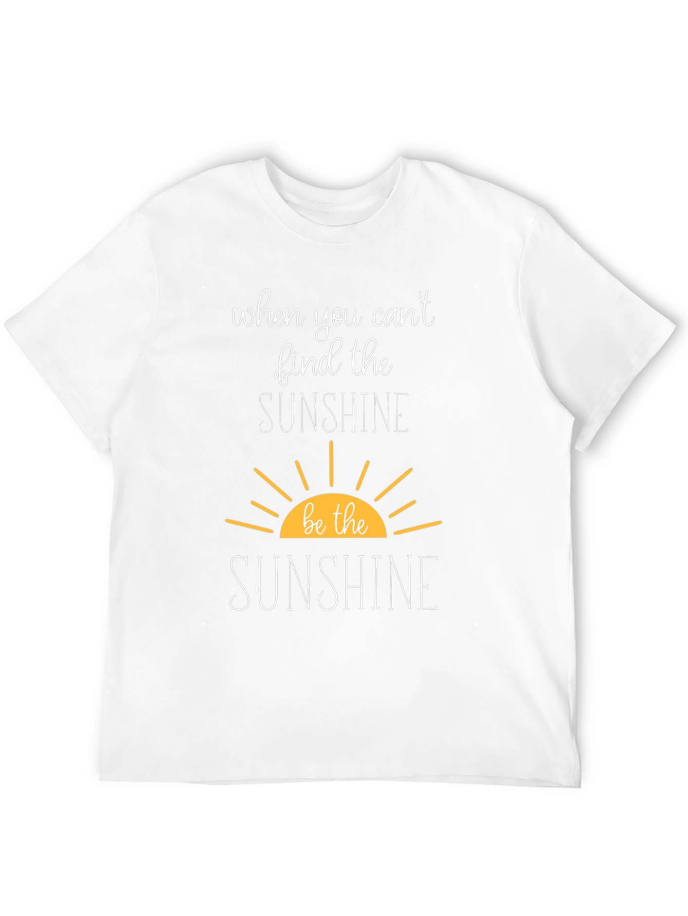 Black Be The Sunshine Graphic Tee - Inspirational T-Shirt view 12