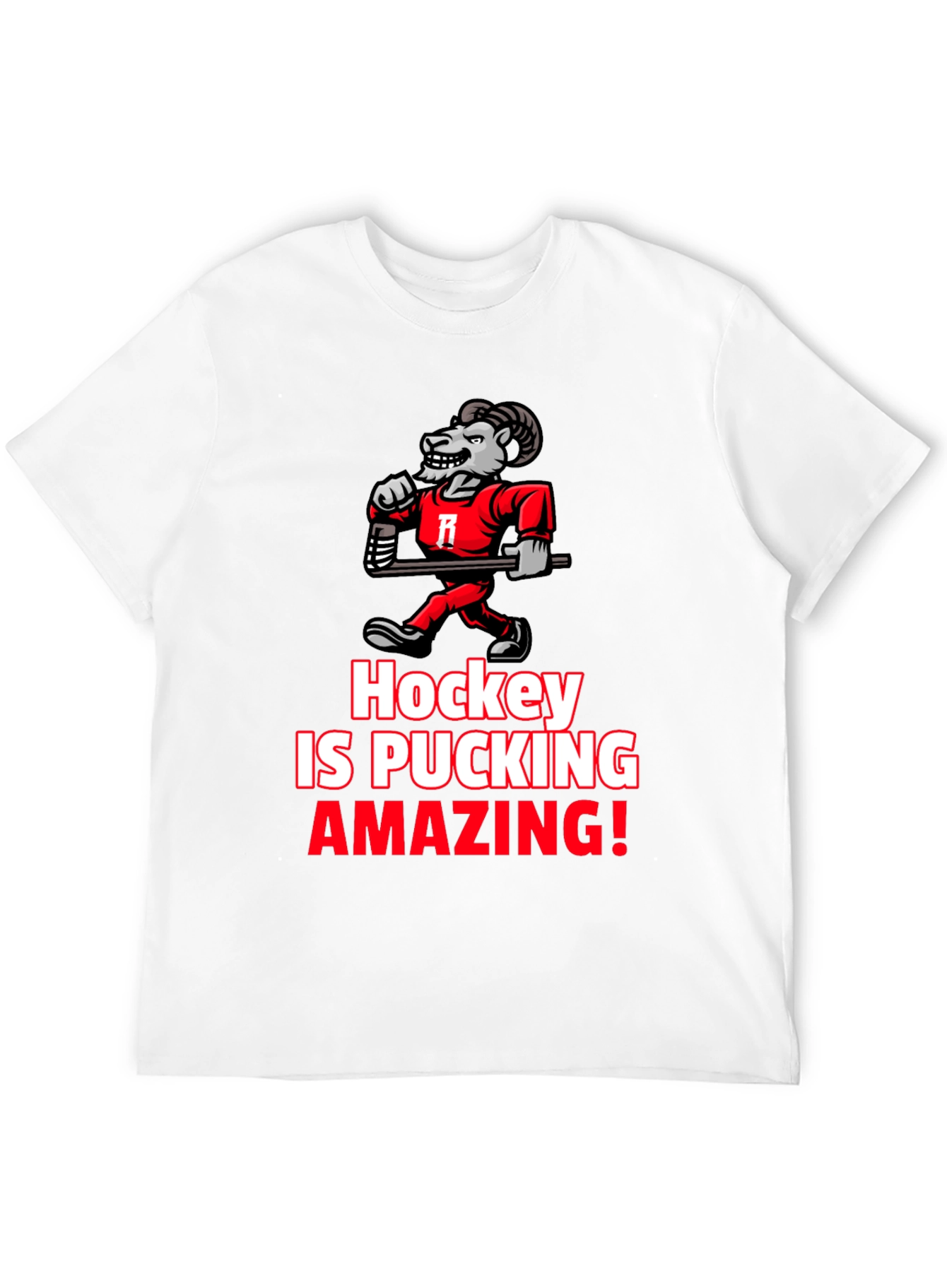 Black Hockey is Pucking Amazing T-Shirt view 12