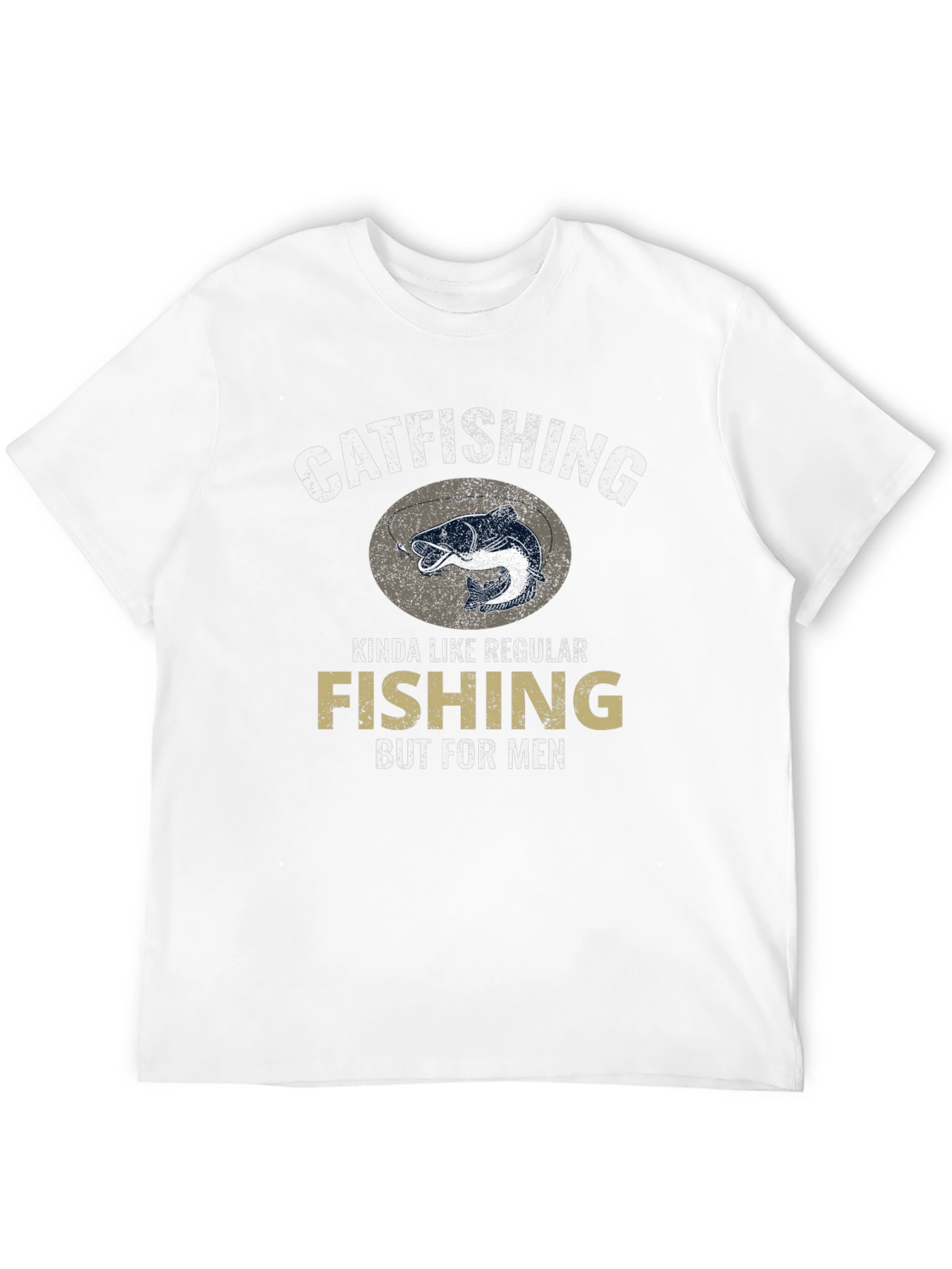 Black Catfishing T-Shirt - Fishing But For Men view 12