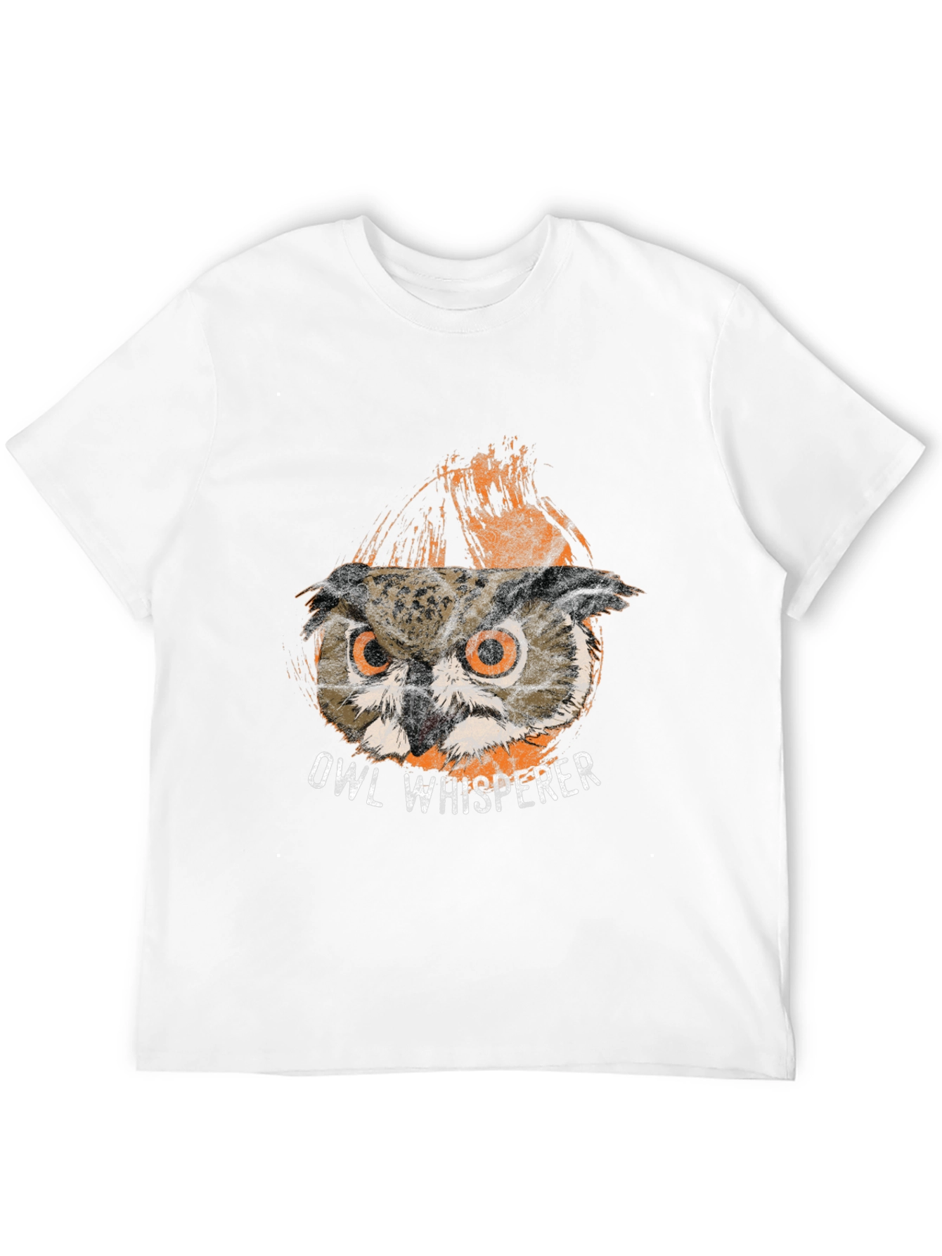 Black Owl Whisperer Graphic T-Shirt - Men's Black Tee view 12