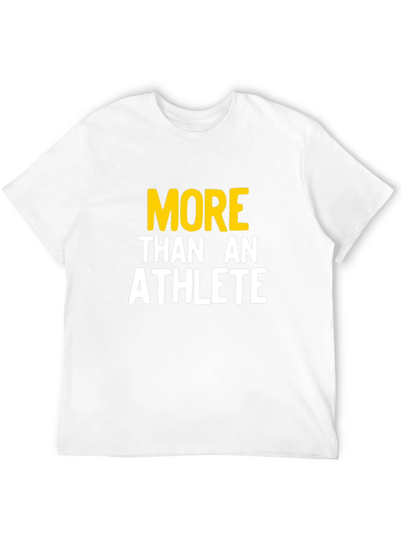 Black More Than An Athlete Graphic Tee view 12