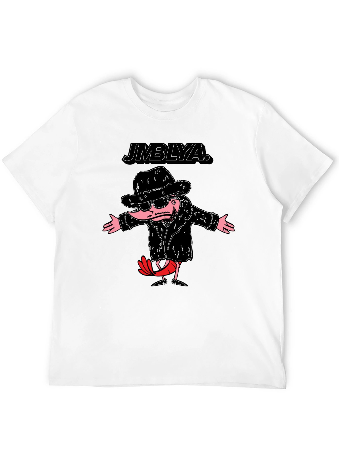 Black JMBLYA Graphic T-Shirt - Quirky Cartoon Tee view 12