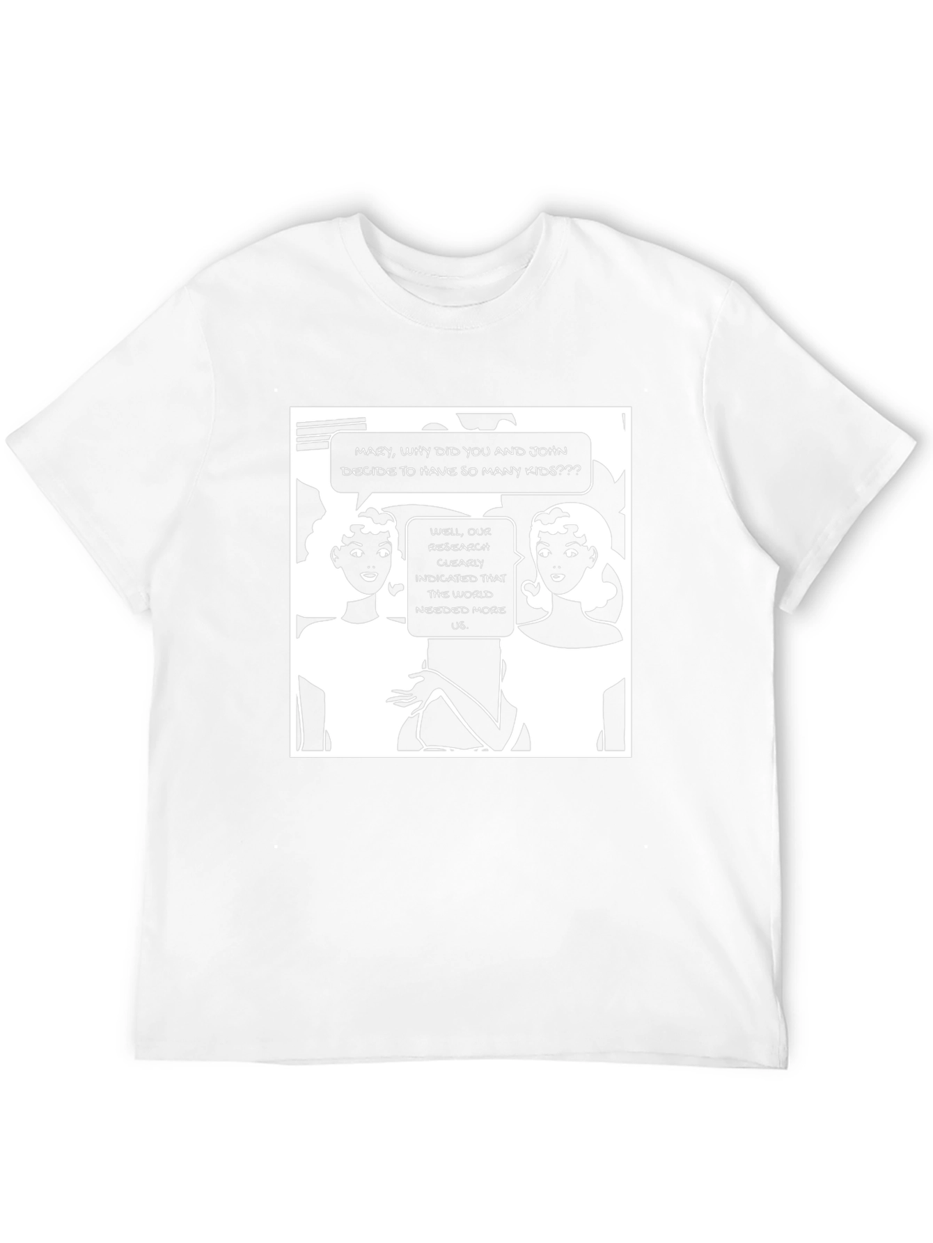 Black Funny 'More Kids' Graphic T-Shirt view 12